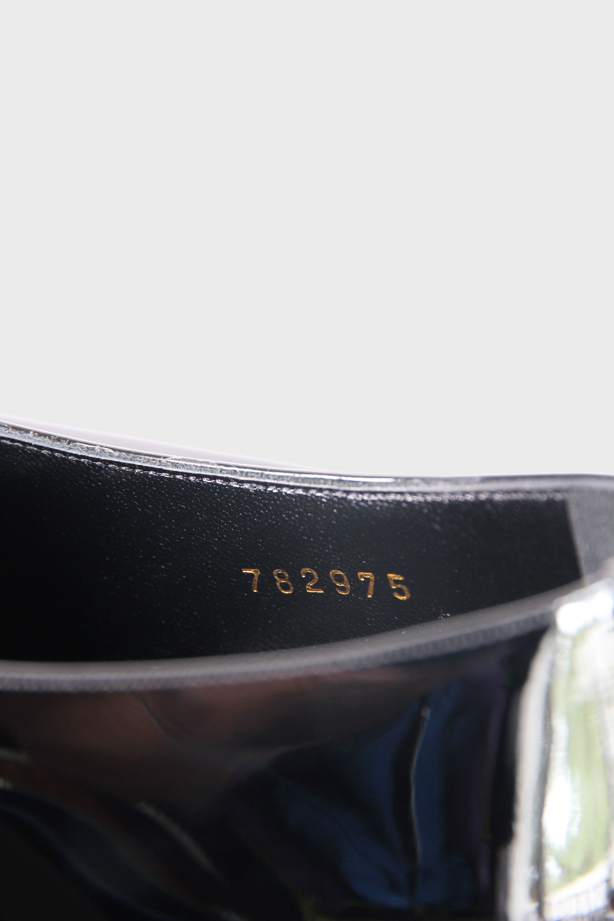 Celine × Hedi Slimane Celine Patent Leather Derby Single Buckle Jacno Shoes 41 8 Size US 8 / EU 41 - 11 Thumbnail