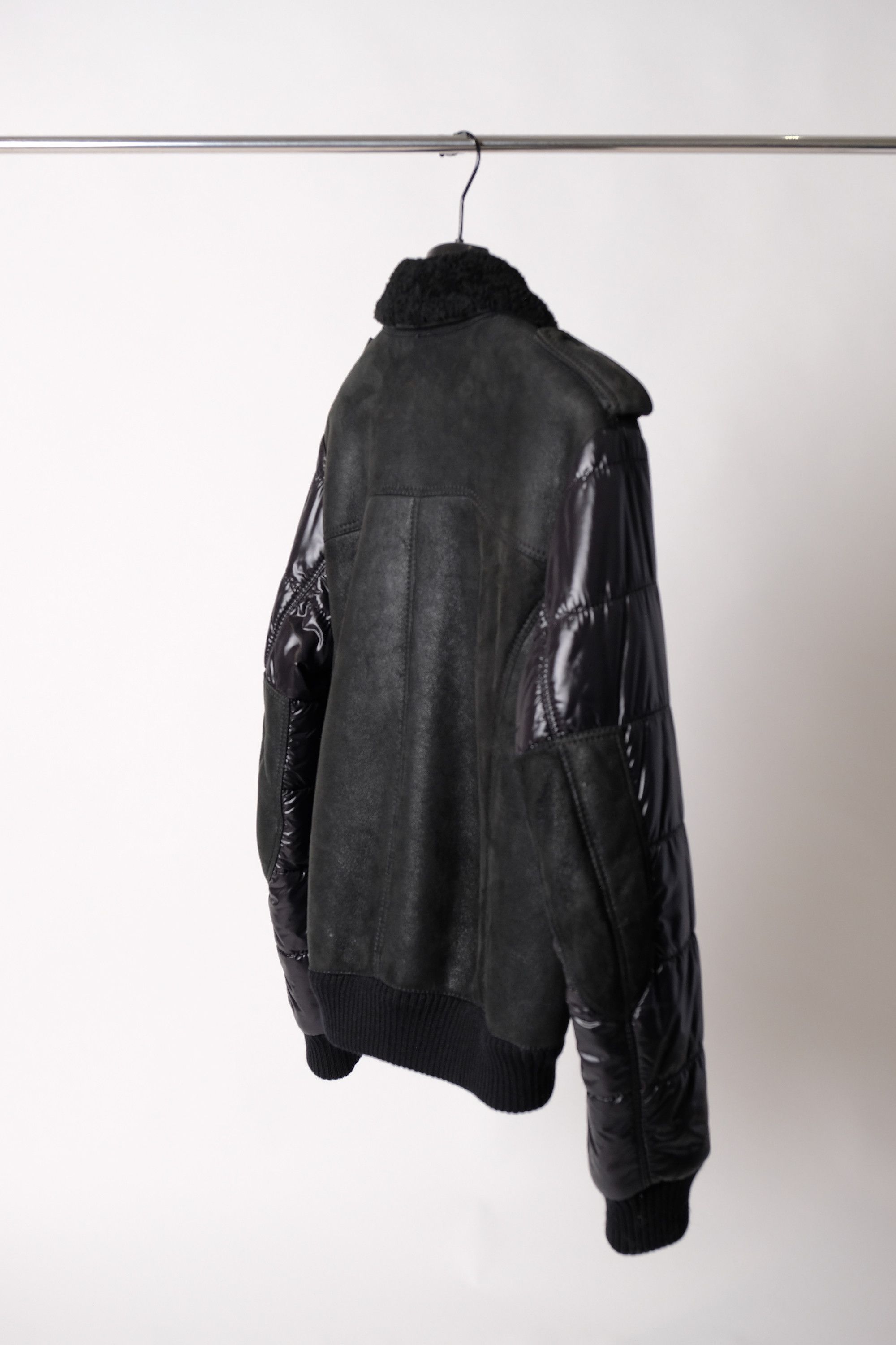 Dior × Hedi Slimane FW07 Dior Homme Navigate Shearling Leather Jacket 50 Size US M / EU 48-50 / 2 - 4 Thumbnail