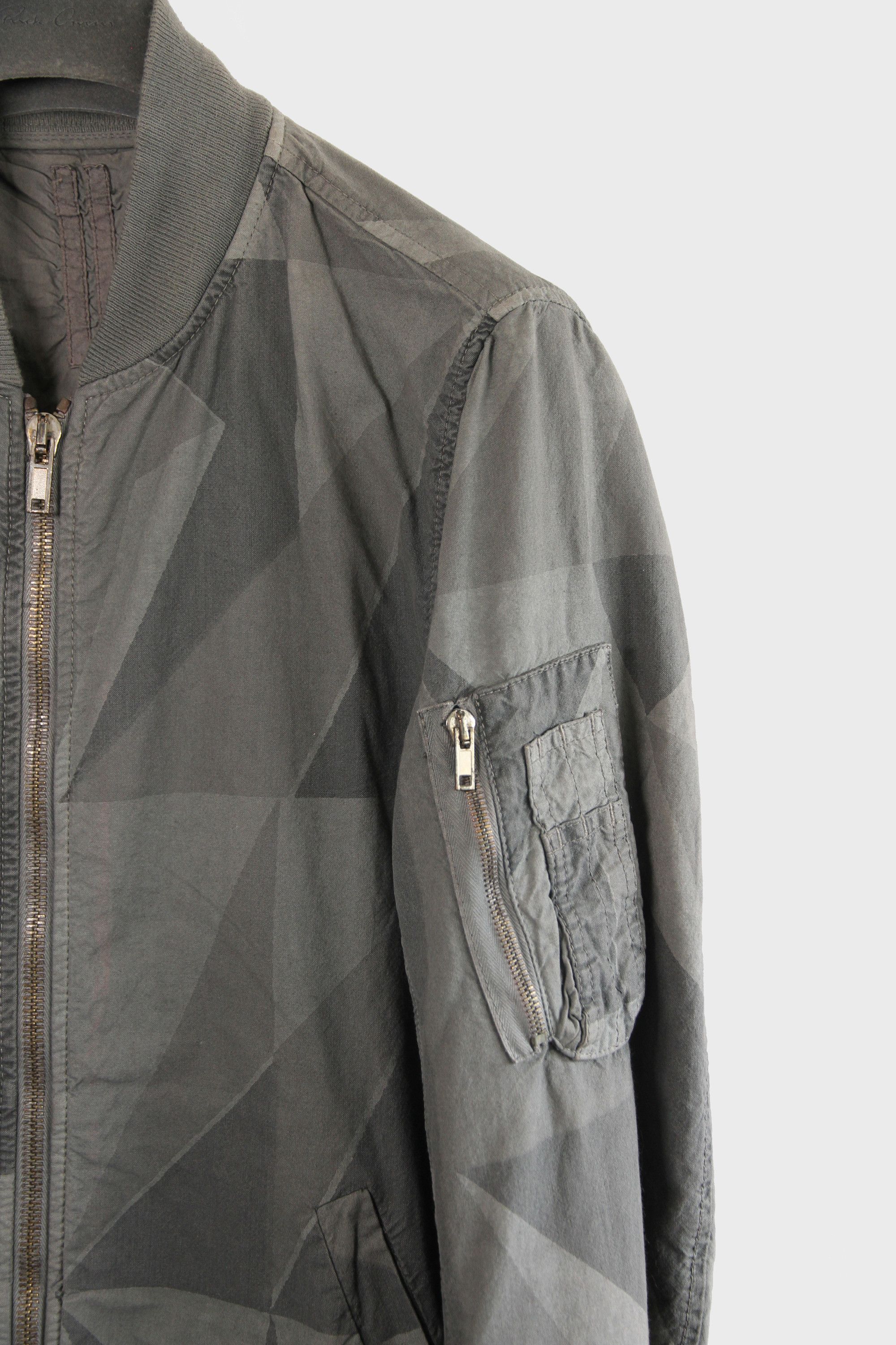 Rick Owens Rick Owens Island Bomber Jacket DRKSHDW Geometric Palm Camo Size US M / EU 48-50 / 2 - 2 Thumbnail