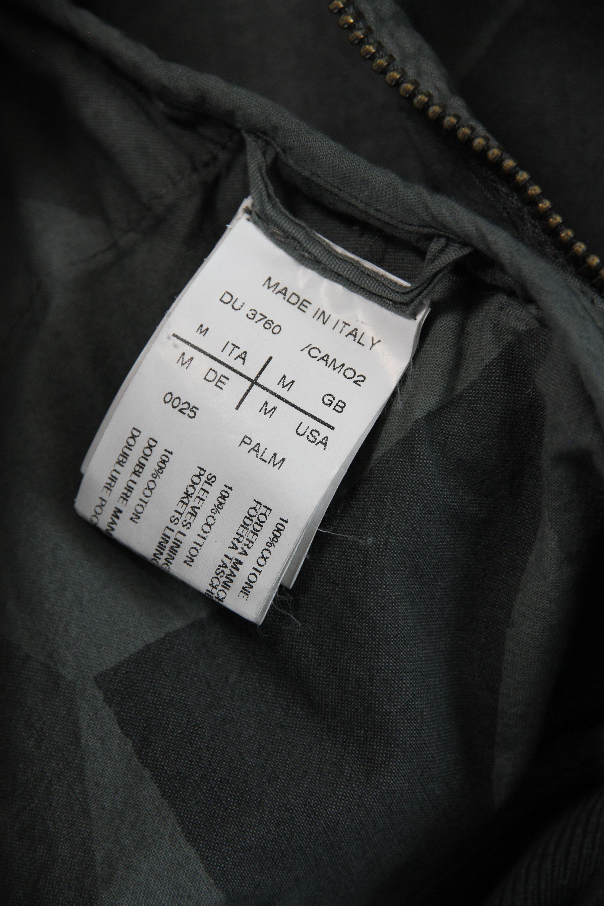 Rick Owens Rick Owens Island Bomber Jacket DRKSHDW Geometric Palm Camo Size US M / EU 48-50 / 2 - 11 Thumbnail