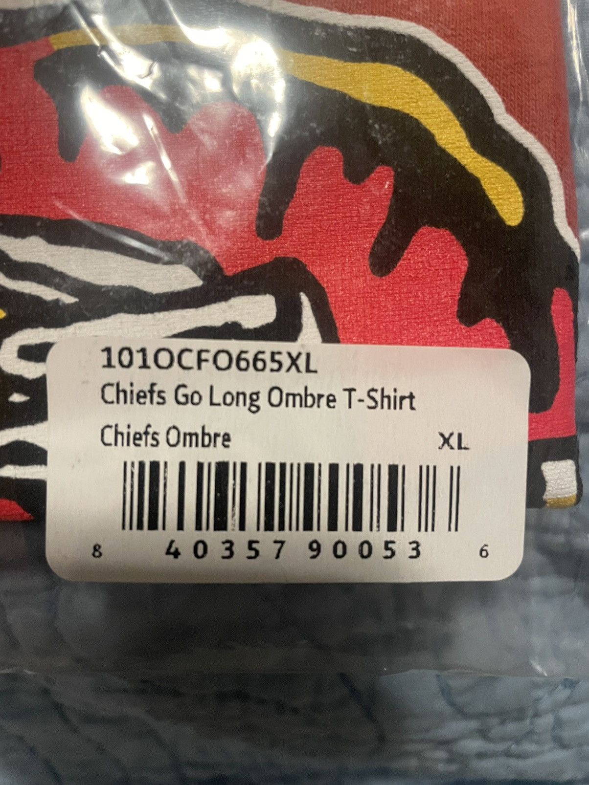 Eric Emanuel Chiefs “Go Long” Ombré T-Shirt Eric Emanuel XL Size US XL / EU 56 / 4 - 5 Thumbnail
