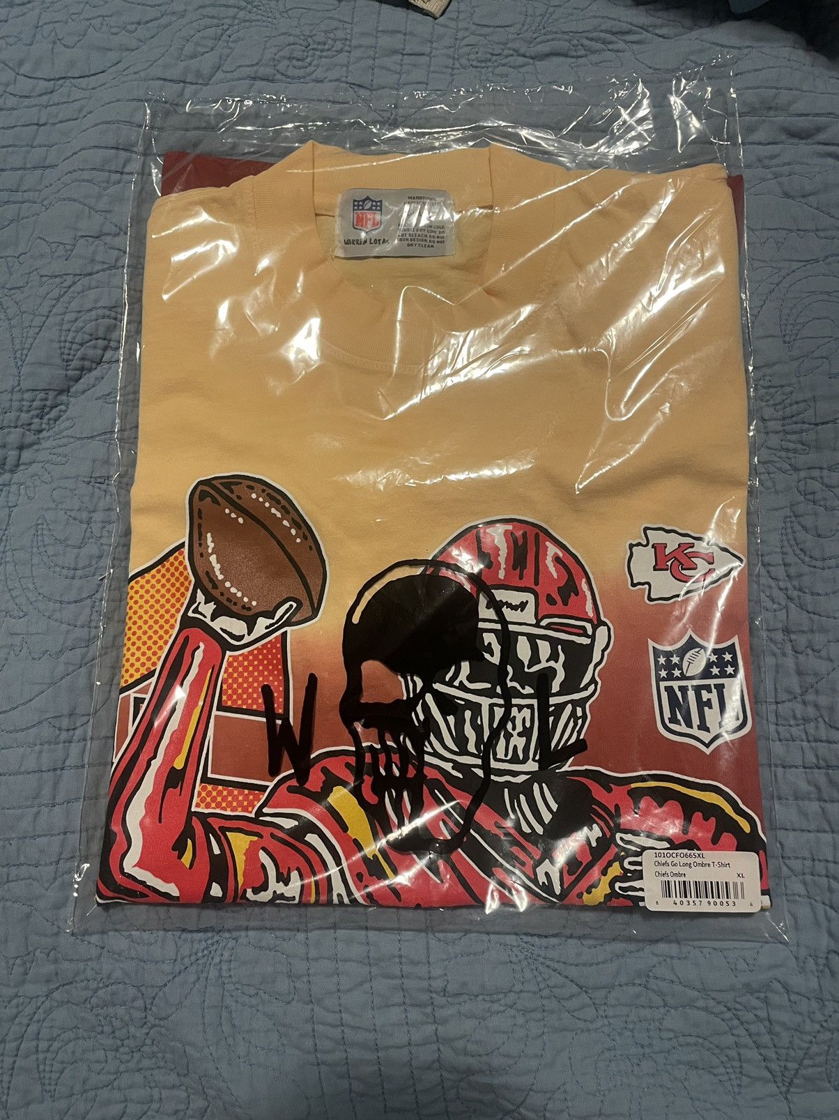 Eric Emanuel Chiefs “Go Long” Ombré T-Shirt Eric Emanuel XL Size US XL / EU 56 / 4 - 2 Thumbnail