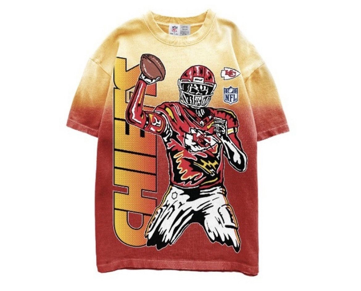 Eric Emanuel Chiefs “Go Long” Ombré T-Shirt Eric Emanuel XL Size US XL / EU 56 / 4 - 1 Thumbnail