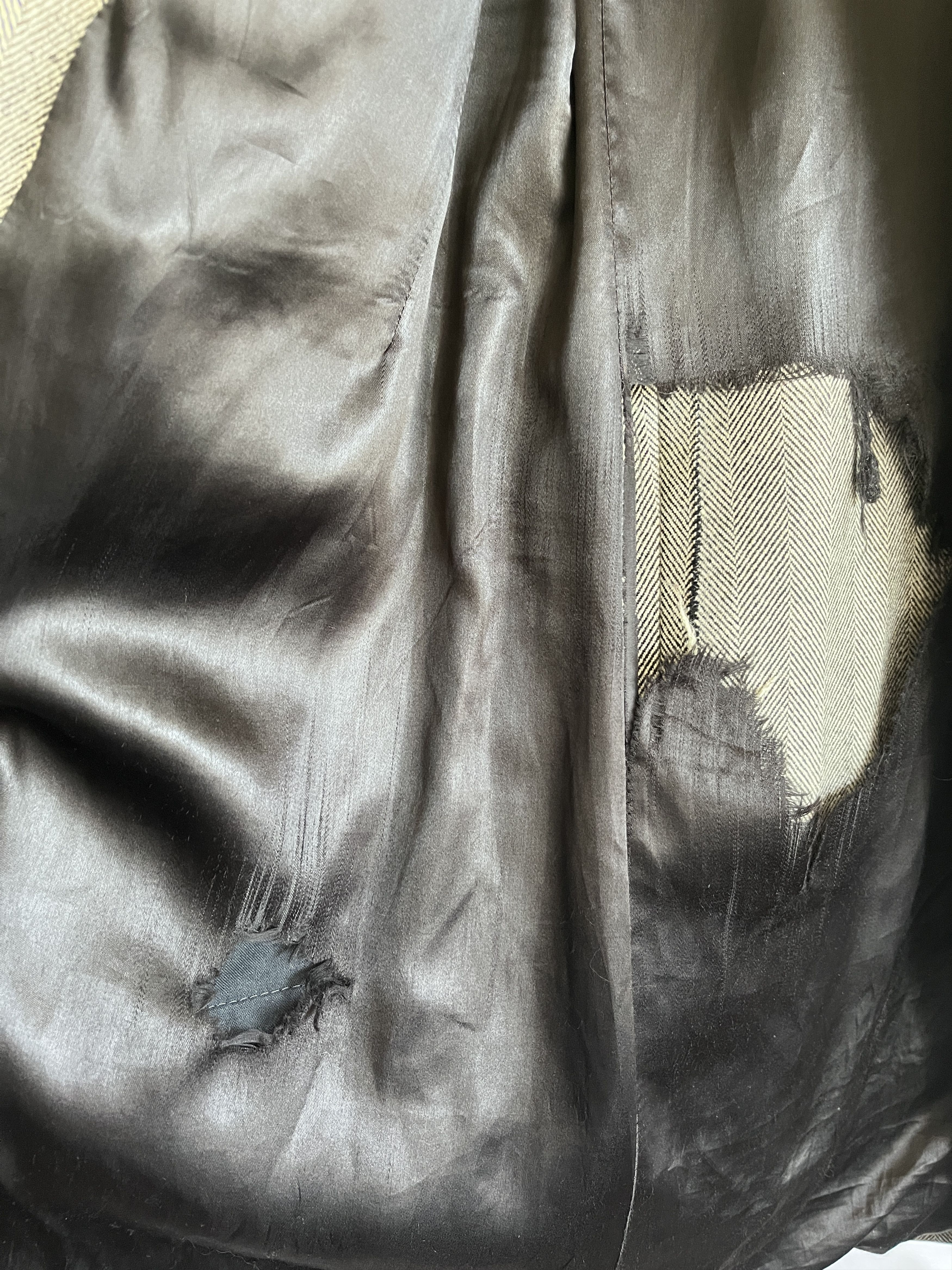 Helmut Lang FW00 Helmut Lang Archive Wool Herringbone Coat 48 Size US M / EU 48-50 / 2 - 11 Thumbnail