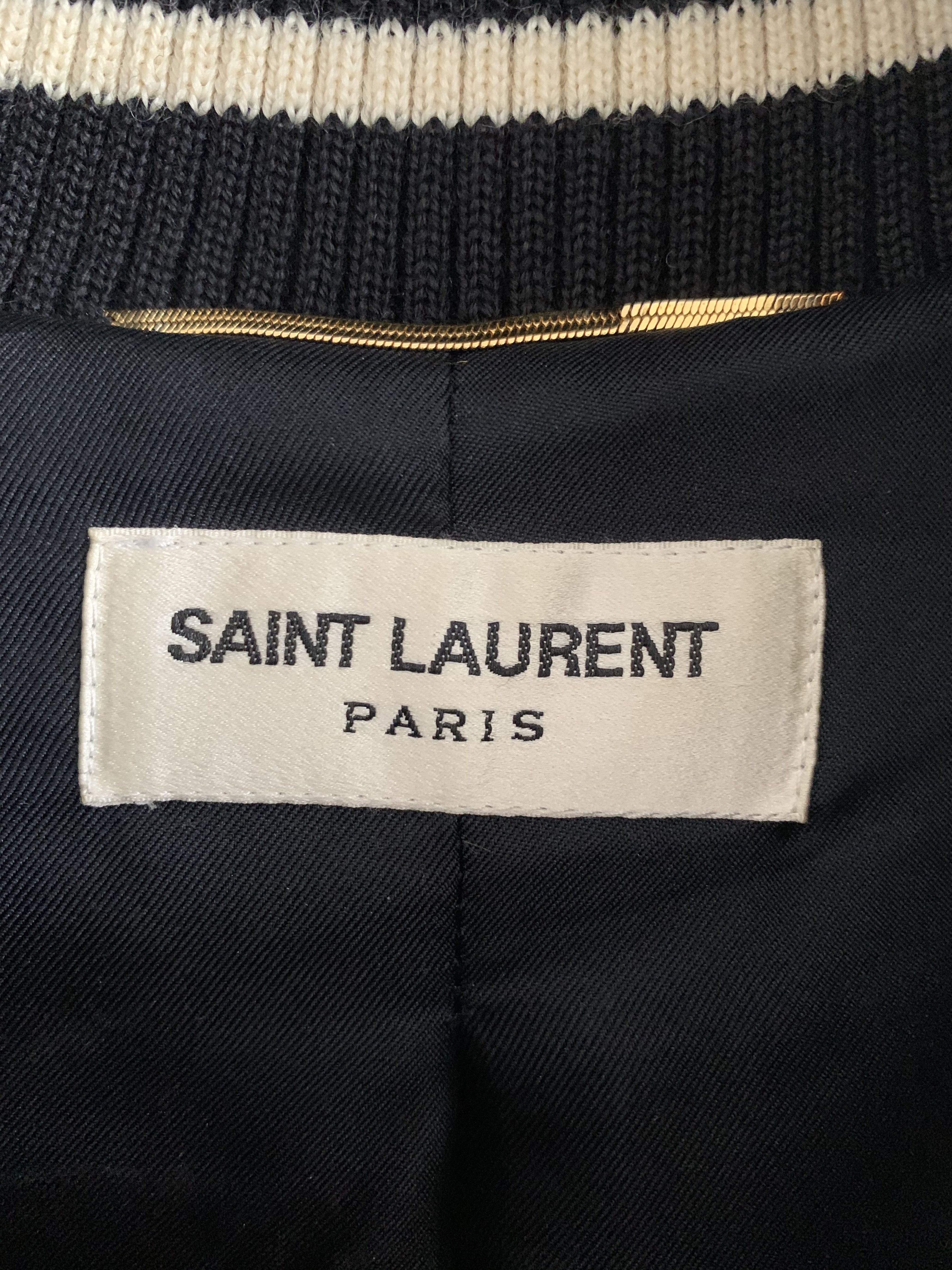 Hedi Slimane × Saint Laurent Paris SS14 Saint Laurent Paris Blood Luster Souvenir Jacket F36 Size XS / US 0-2 / IT 36-38 - 7 Thumbnail