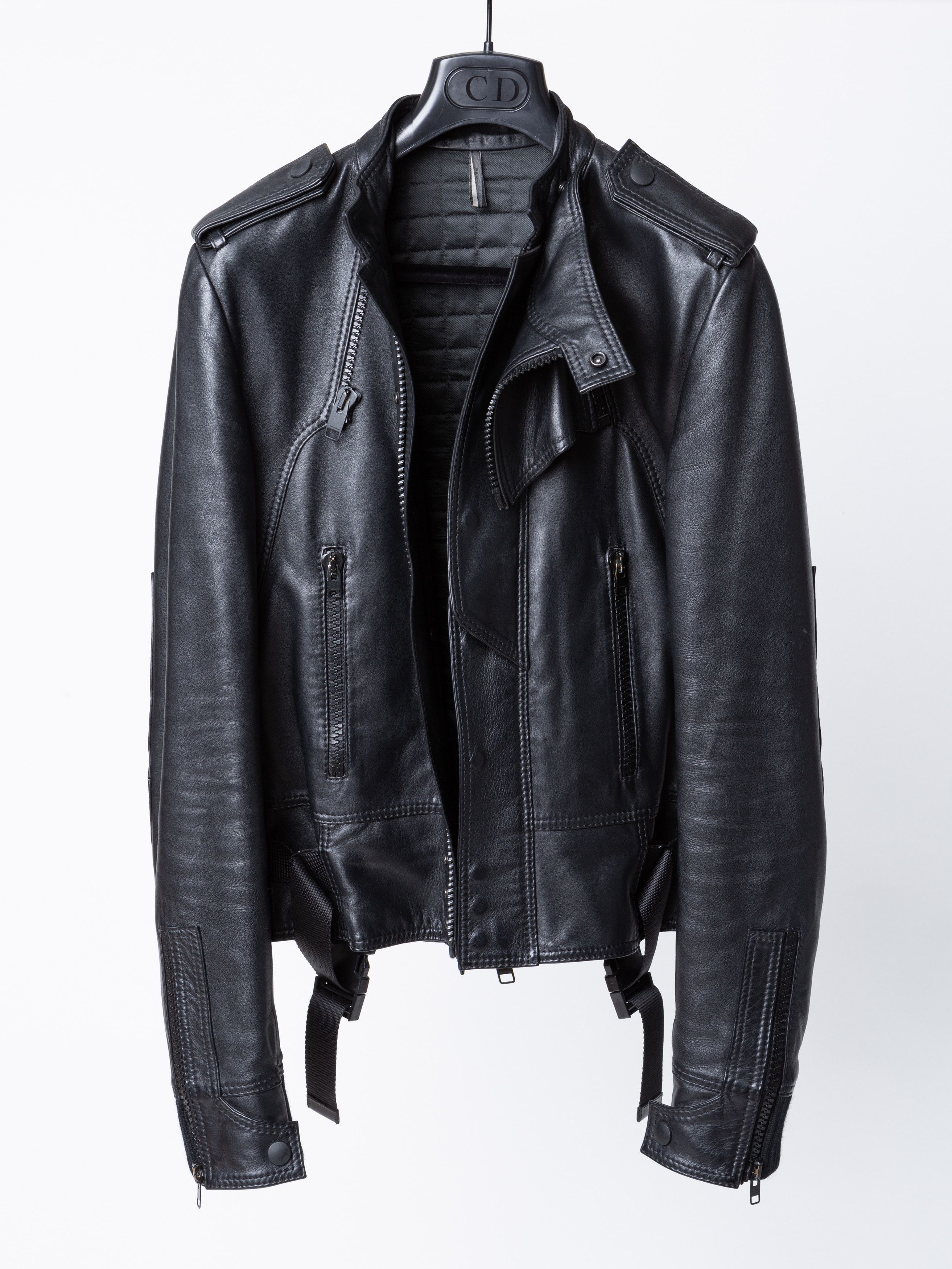 Dior × Hedi Slimane FW07 Dior Homme Navigate Black Leather