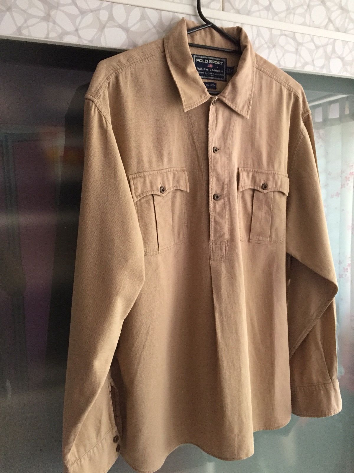 Polo Ralph Lauren Rare Military Inspired Polo Sportsman Pullover Shirt Size US XL / EU 56 / 4 - 4 Thumbnail
