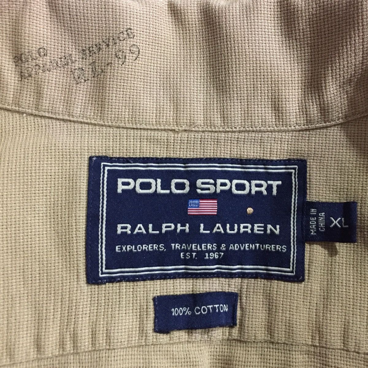 Polo Ralph Lauren Rare Military Inspired Polo Sportsman Pullover Shirt Size US XL / EU 56 / 4 - 2 Thumbnail