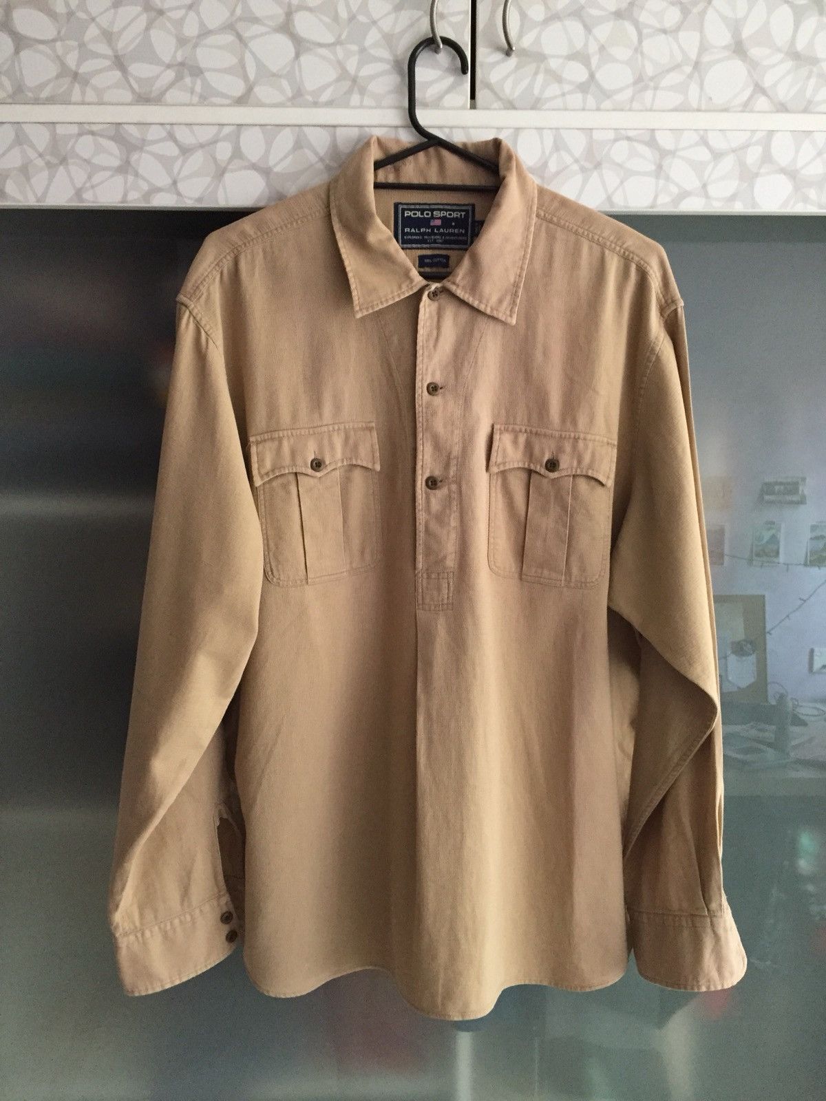 Polo Ralph Lauren Rare Military Inspired Polo Sportsman Pullover Shirt Size US XL / EU 56 / 4 - 1 Thumbnail