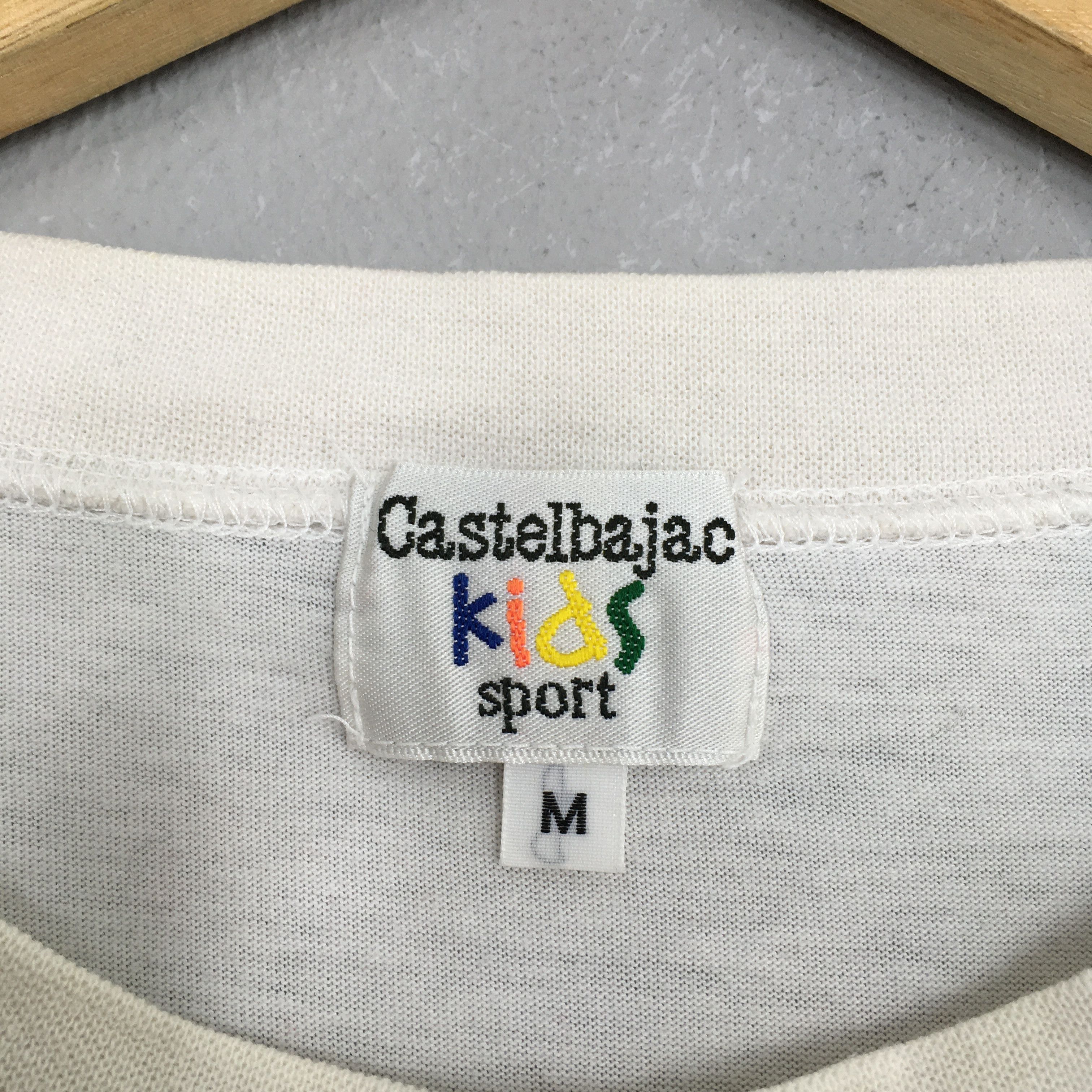 Jean Charles De Castelbajac × Vintage Vintage 1990s Castelbajac Kids Sport Tshirt Medium Size US M / EU 48-50 / 2 - 3 Thumbnail
