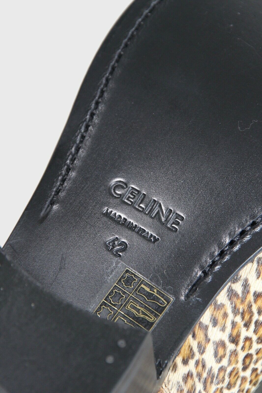 Celine × Hedi Slimane Celine Camargue Chelsea Boots babycat leopard Leather 9 42 Size US 9 / EU 42 - 9 Thumbnail