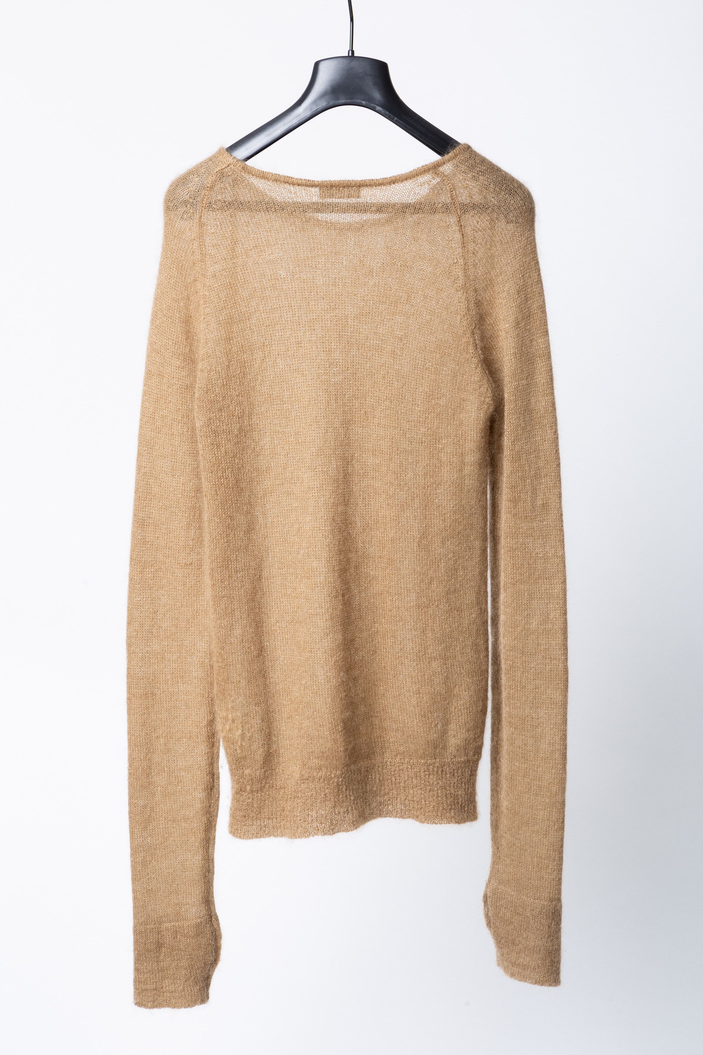 Dior × Hedi Slimane FW04 Dior Homme VOTC Tan Mohair Sweater Hedi Slimane XS Size US XS / EU 42 / 0 - 4 Thumbnail