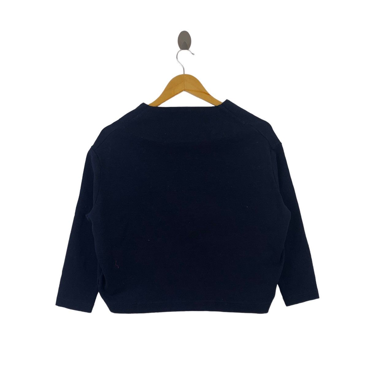 Japanese Brand SHIPS Japanese Brand Plain Blue Long Sleeve Blouse Size L / US 10 / IT 46 - 4 Thumbnail