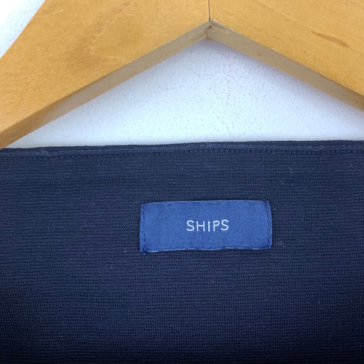 Japanese Brand SHIPS Japanese Brand Plain Blue Long Sleeve Blouse Size L / US 10 / IT 46 - 3 Thumbnail