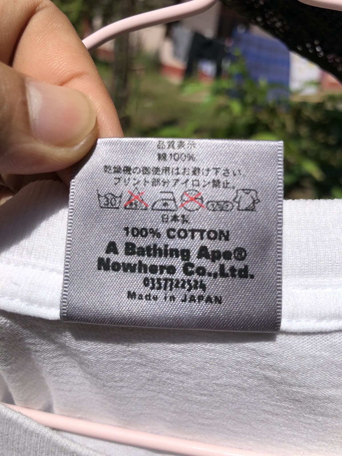 Bape A Bathing Ape Small Logo tee