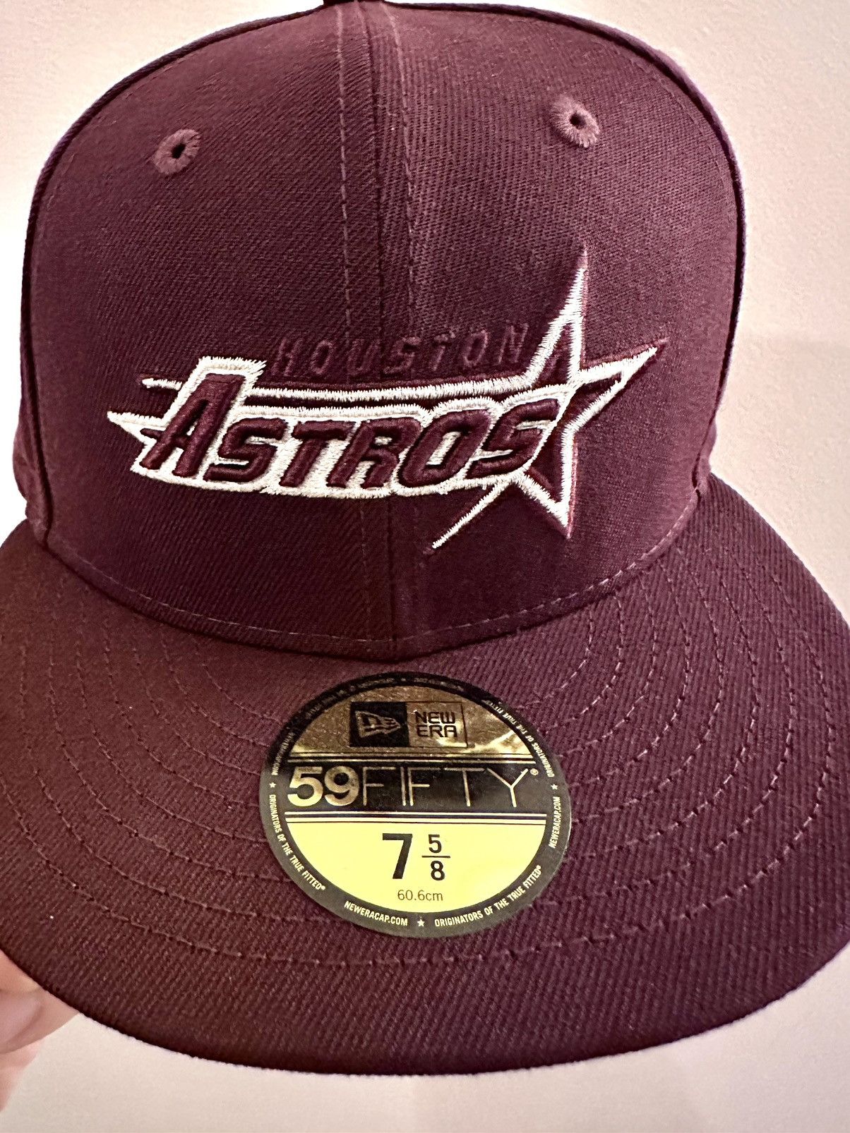 Brooklyn Cap: Houston Astros Selena inspired top sz 7 5/8