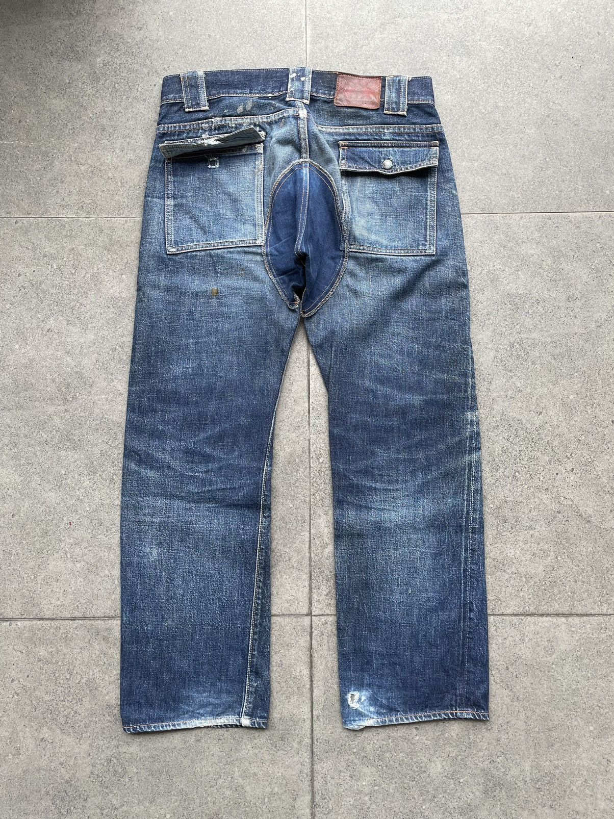 Full Count & Co. Vintage Full Count 1246 Bush Selvedge Jeans Pants Size US 33 - 11 Thumbnail