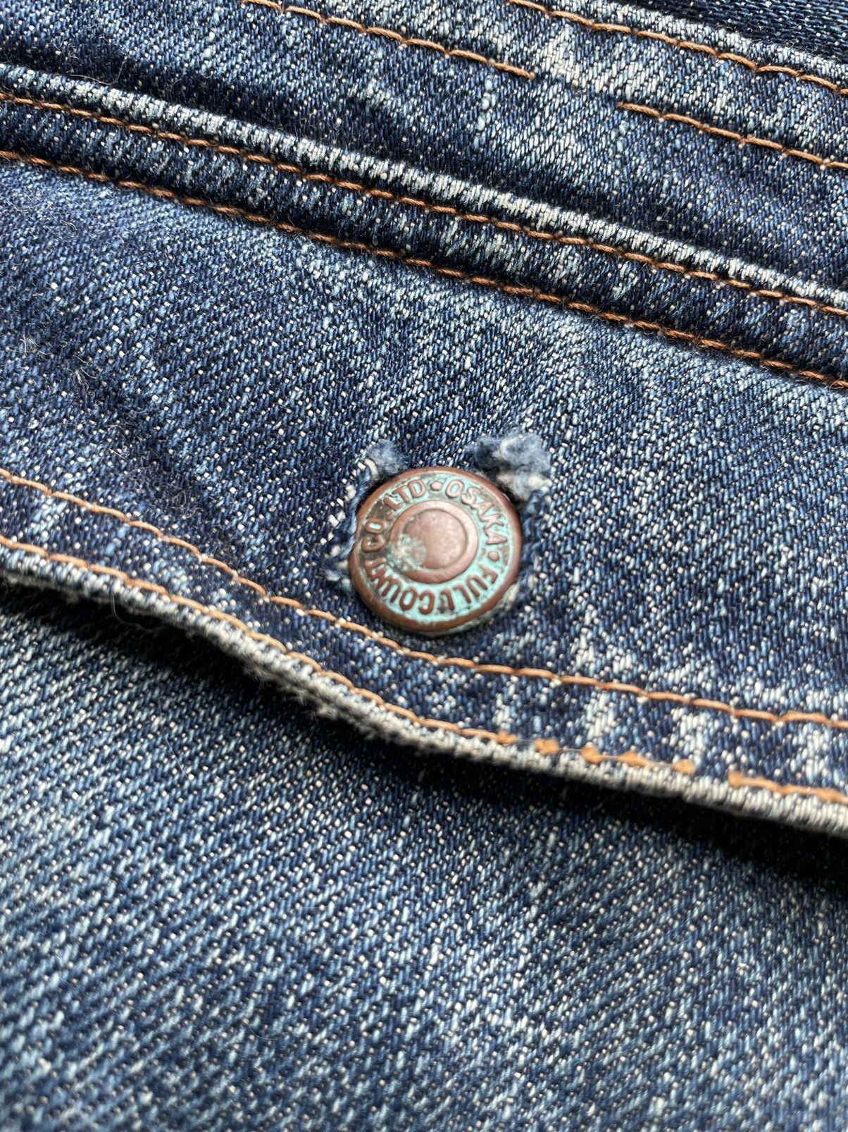 Full Count & Co. Vintage Full Count 1246 Bush Selvedge Jeans Pants Size US 33 - 13 Thumbnail