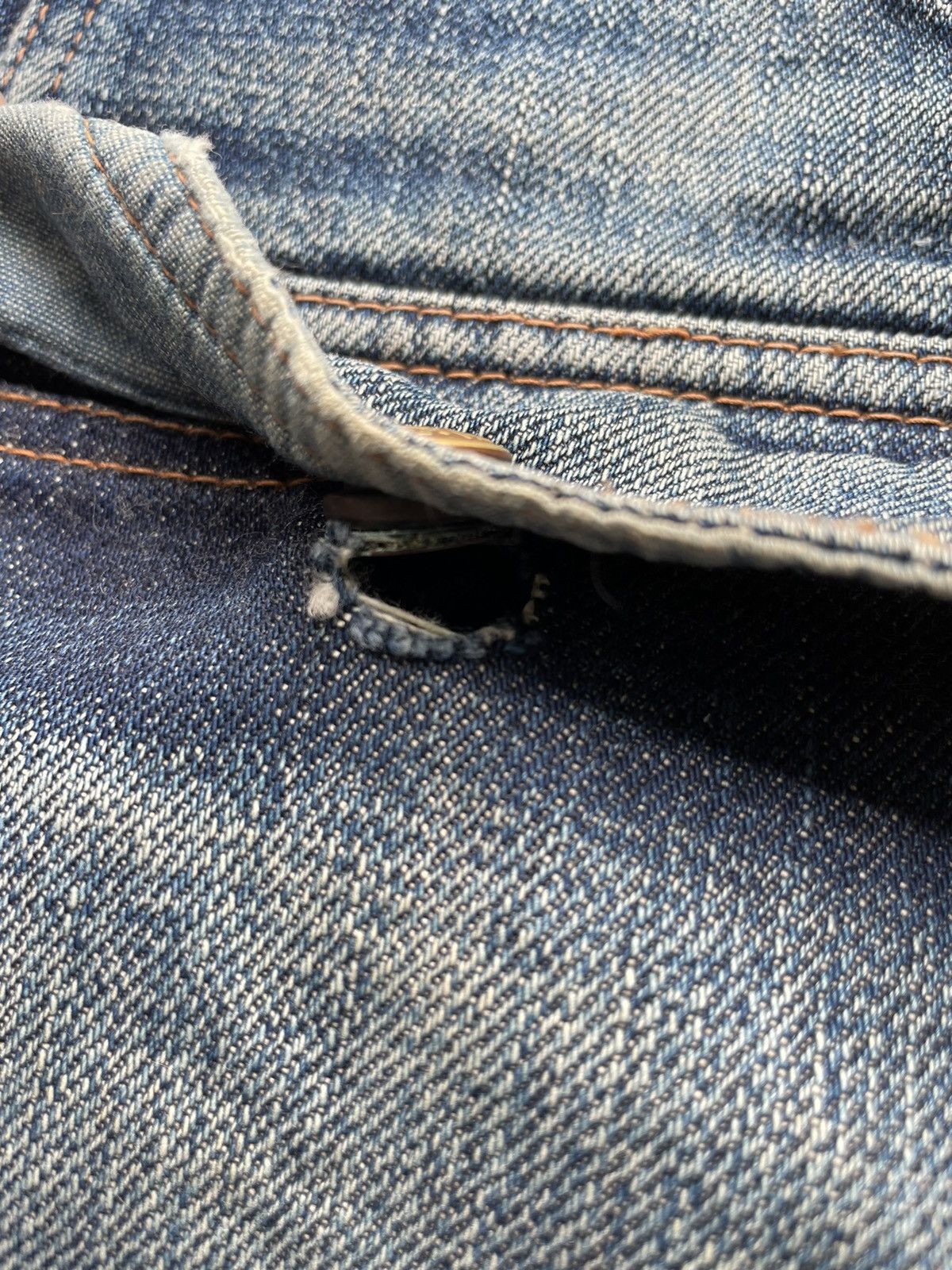 Full Count & Co. Vintage Full Count 1246 Bush Selvedge Jeans Pants Size US 33 - 7 Thumbnail
