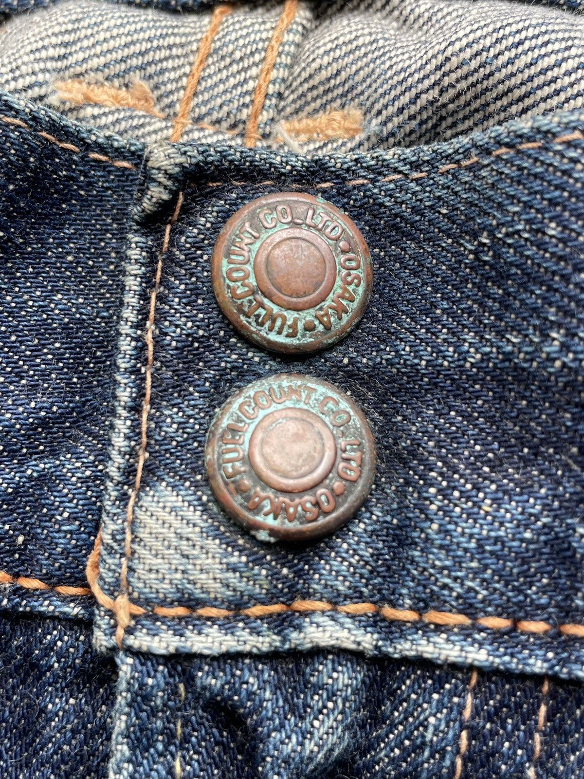 Full Count & Co. Vintage Full Count 1246 Bush Selvedge Jeans Pants Size US 33 - 8 Thumbnail