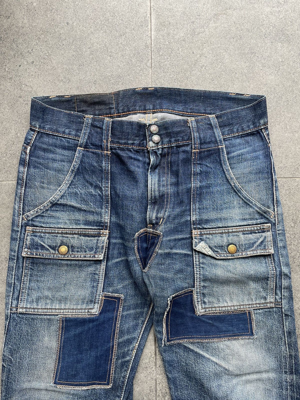 Full Count & Co. Vintage Full Count 1246 Bush Selvedge Jeans Pants Size US 33 - 3 Thumbnail