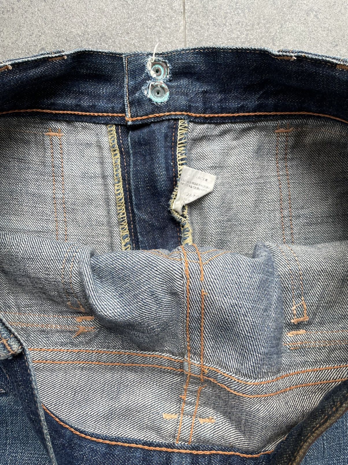Full Count & Co. Vintage Full Count 1246 Bush Selvedge Jeans Pants Size US 33 - 18 Thumbnail