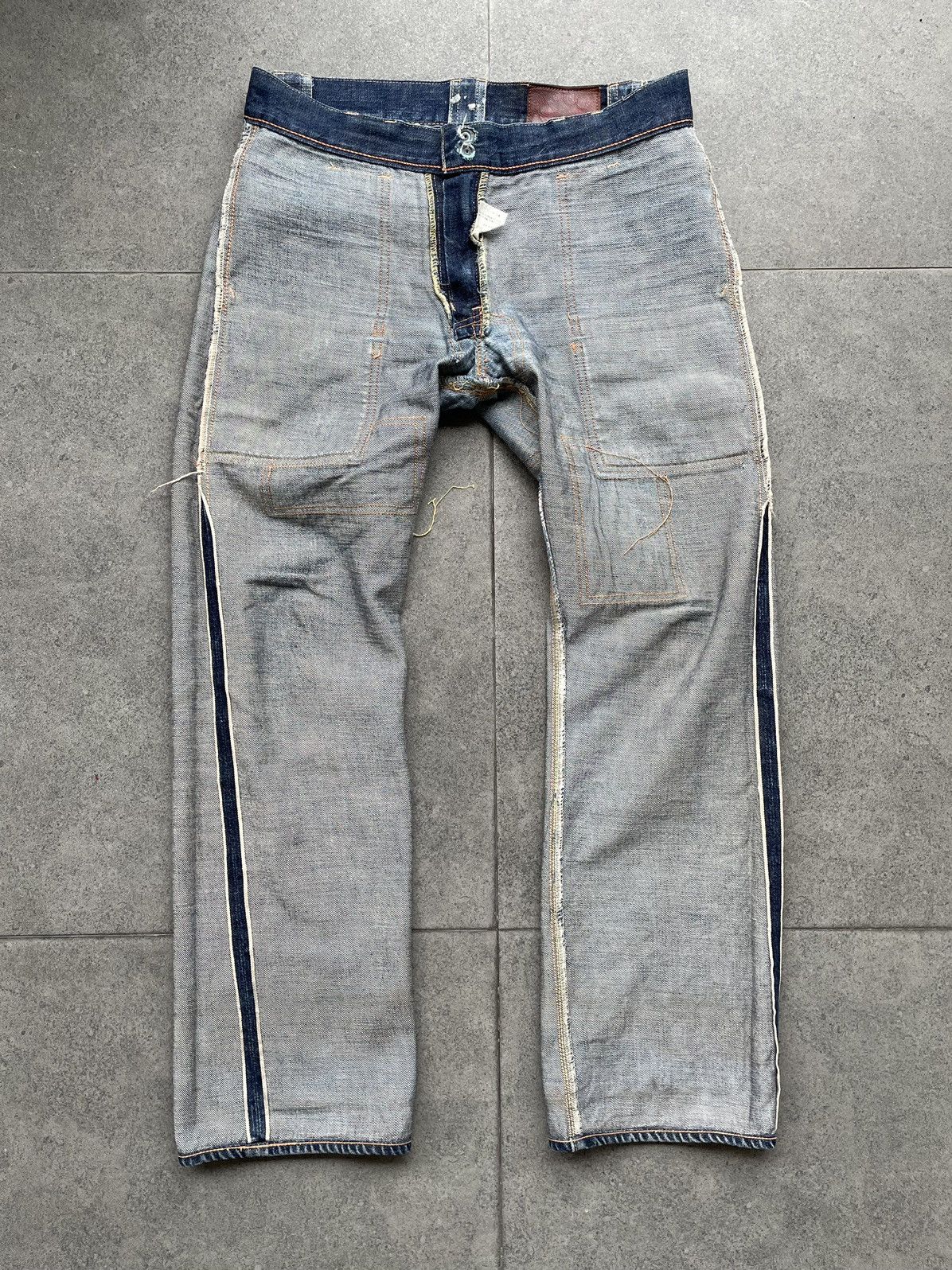 Full Count & Co. Vintage Full Count 1246 Bush Selvedge Jeans Pants Size US 33 - 2 Thumbnail