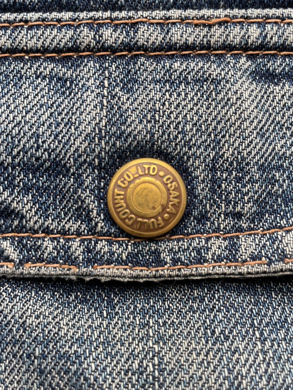 Full Count & Co. Vintage Full Count 1246 Bush Selvedge Jeans Pants Size US 33 - 9 Thumbnail