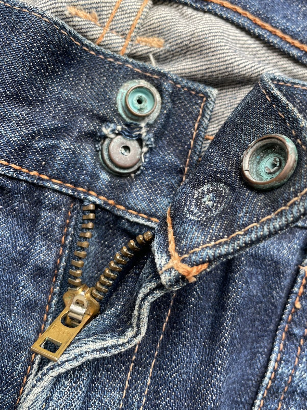 Full Count & Co. Vintage Full Count 1246 Bush Selvedge Jeans Pants Size US 33 - 10 Thumbnail