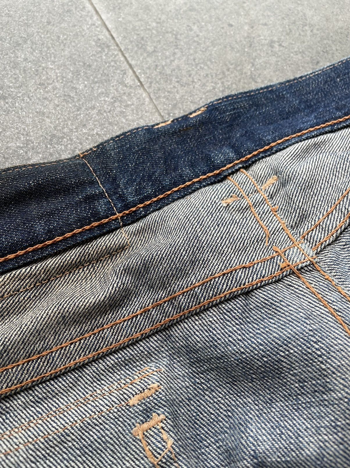 Full Count & Co. Vintage Full Count 1246 Bush Selvedge Jeans Pants Size US 33 - 21 Thumbnail