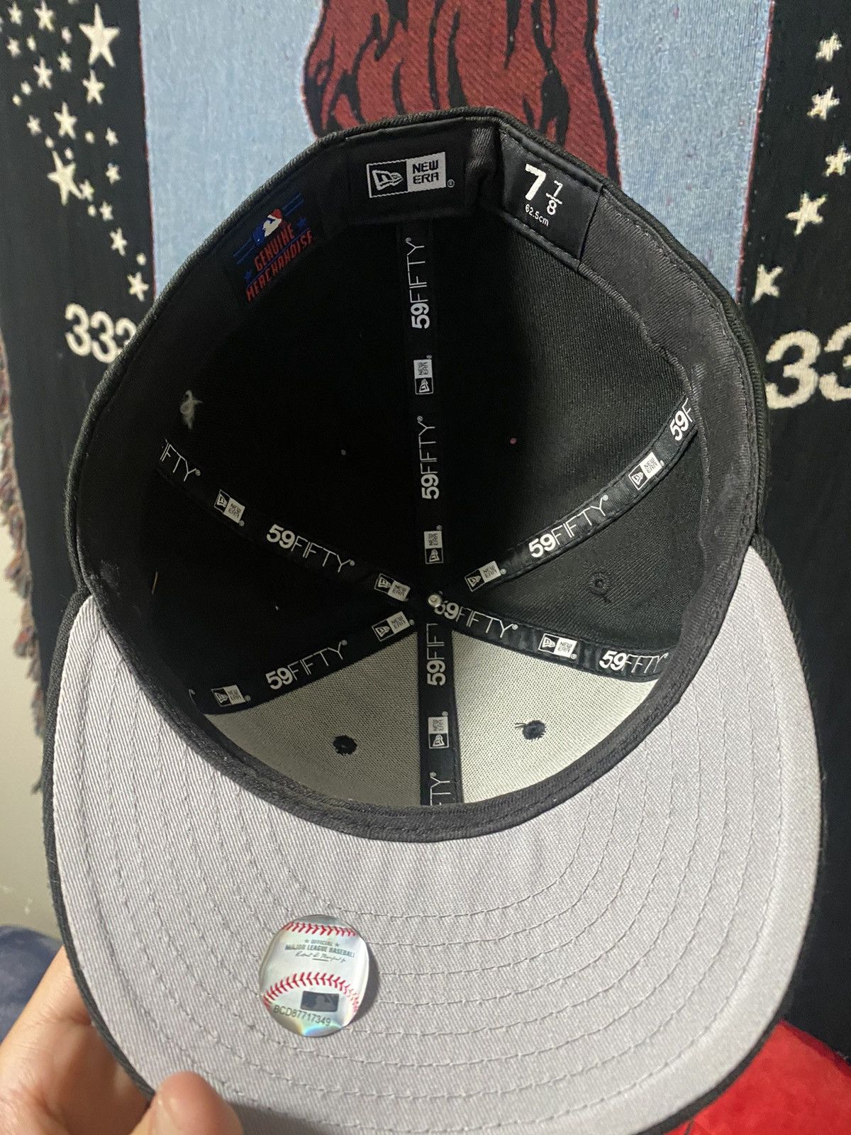 ineverheardofyou F U Smiley Yankees hat fitted Size ONE SIZE - 3 Thumbnail