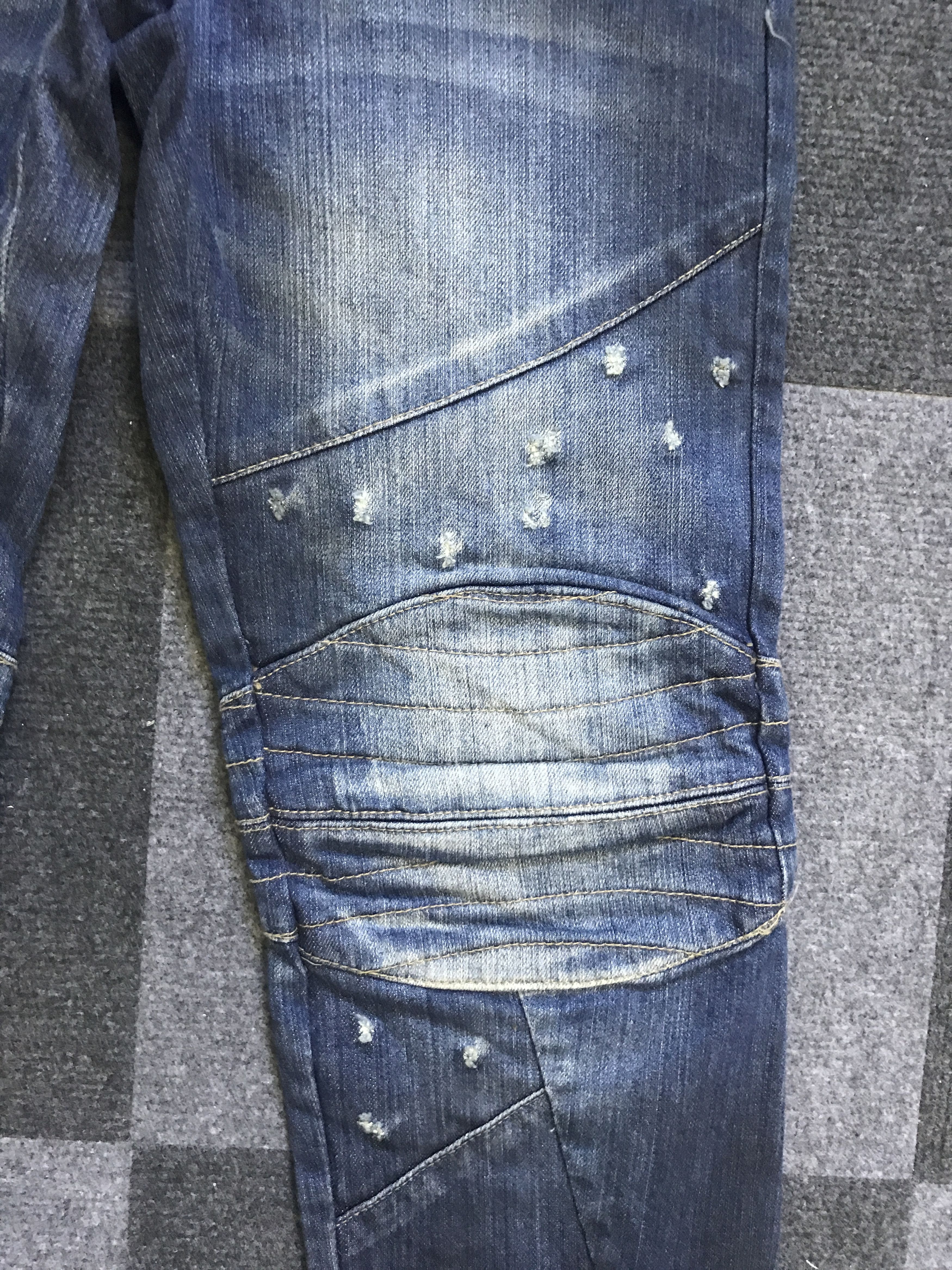 PPFM D105 PPFM Archival Seditionaries Design Biker Jeans Size US 30 / EU 46 - 11 Thumbnail