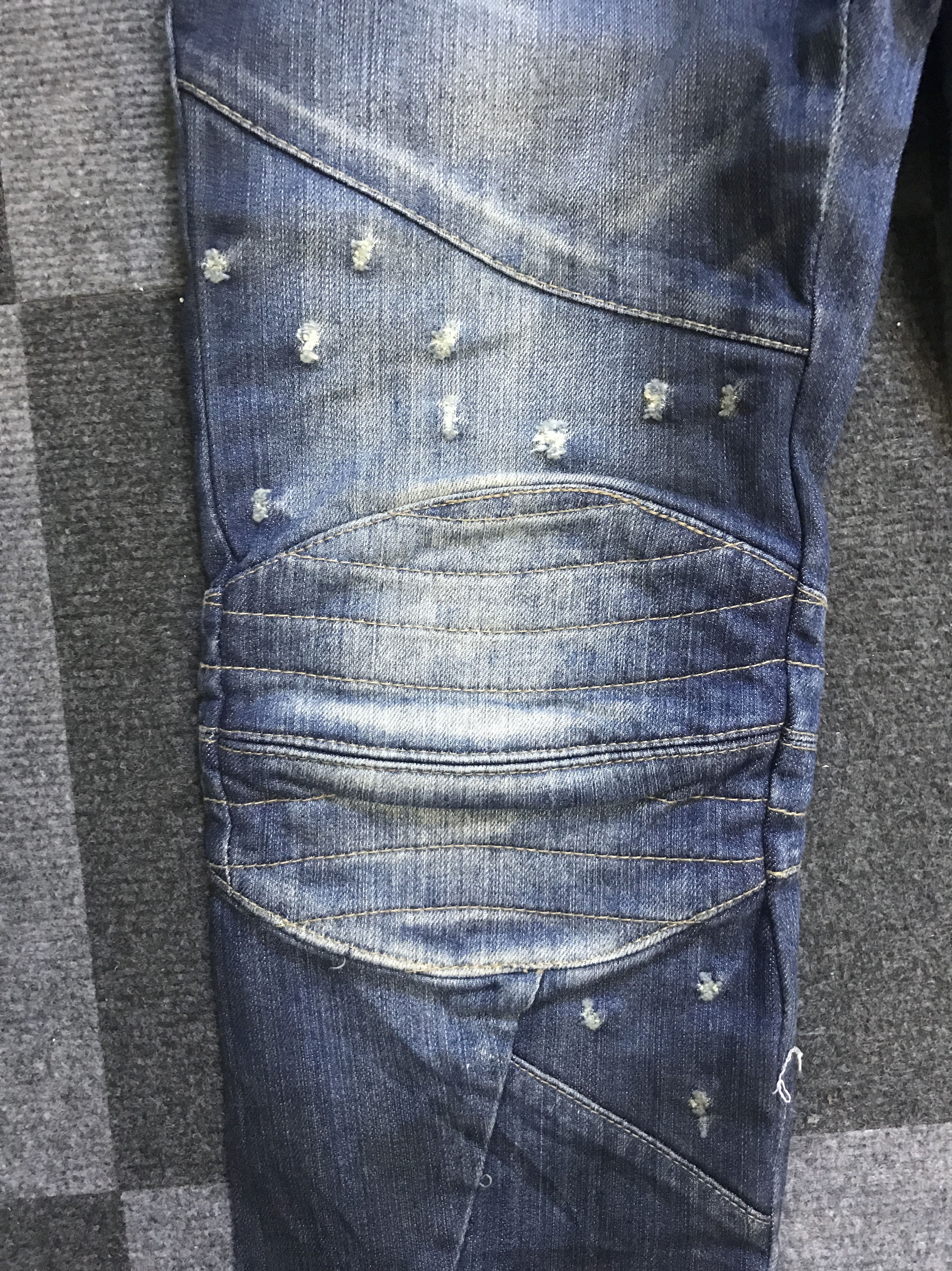 PPFM D105 PPFM Archival Seditionaries Design Biker Jeans Size US 30 / EU 46 - 8 Thumbnail