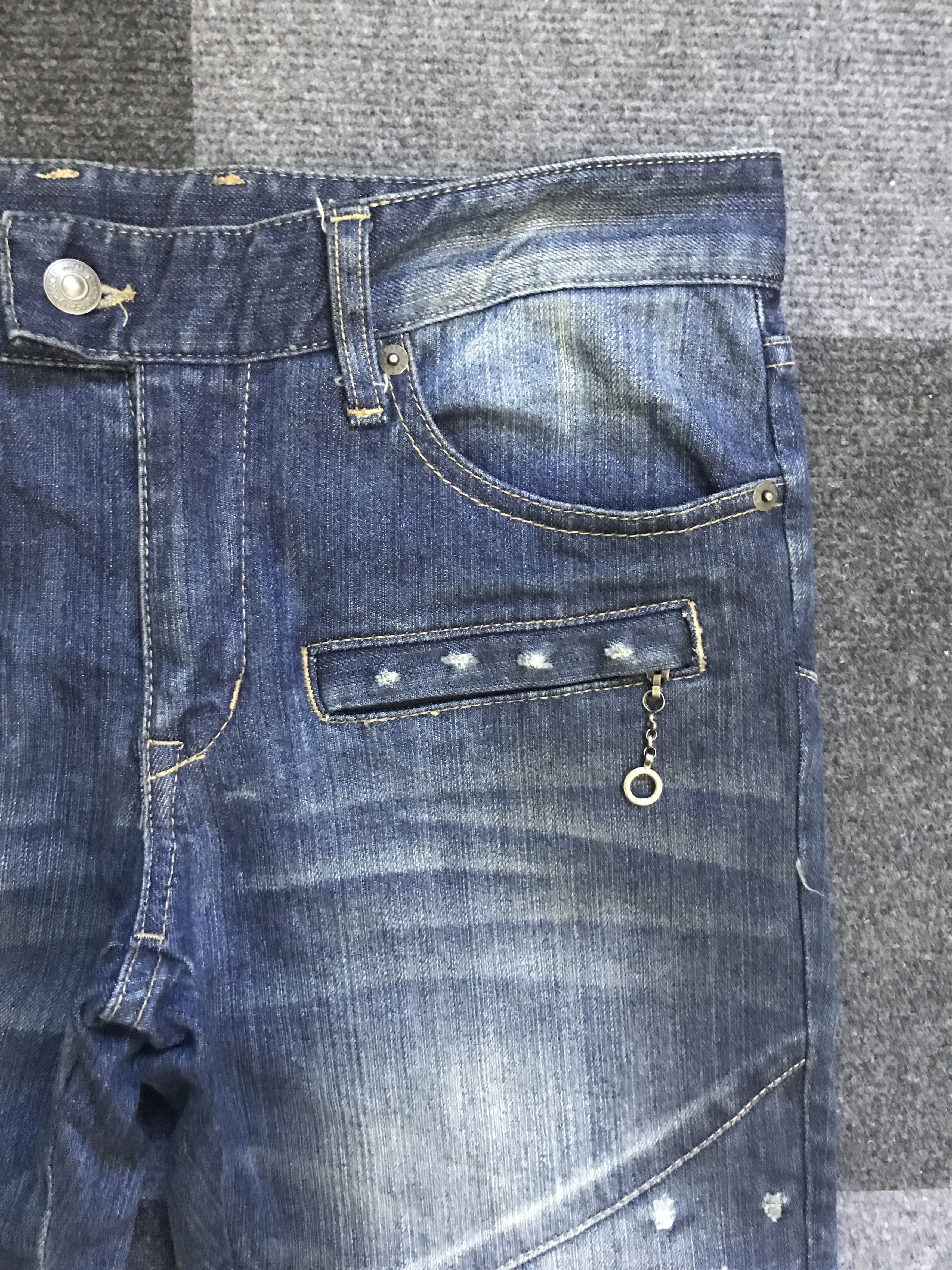 PPFM D105 PPFM Archival Seditionaries Design Biker Jeans Size US 30 / EU 46 - 12 Thumbnail