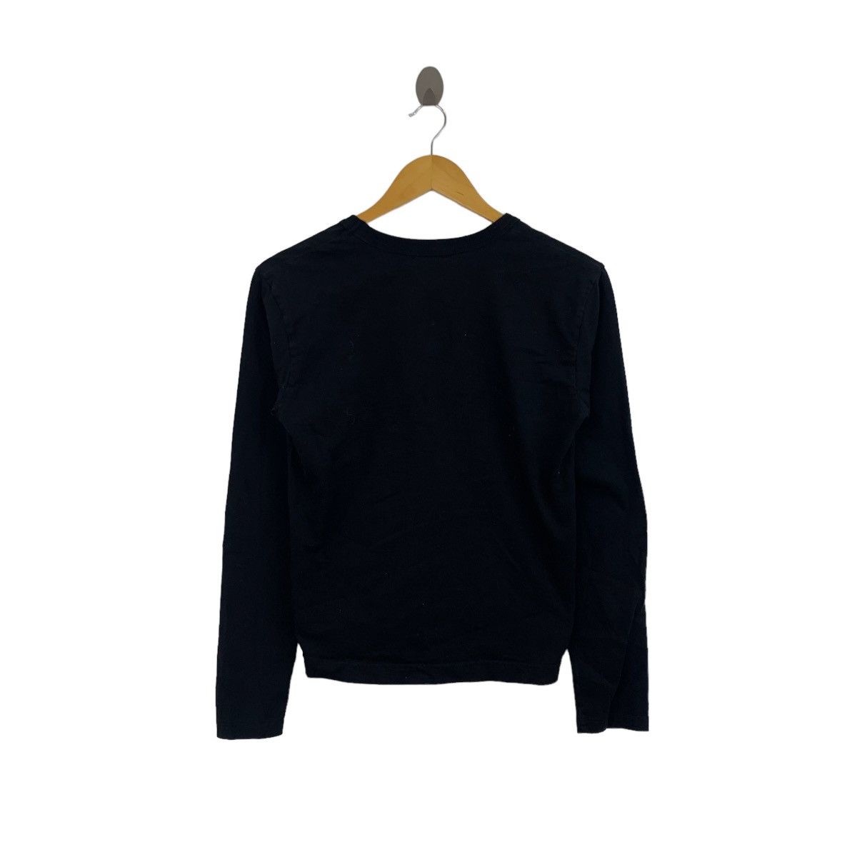 Japanese Brand × roarguns Vintage ROARGUNS Japanese Brand V-neck Slim Fit Black Size S / US 4 / IT 40 - 4 Thumbnail