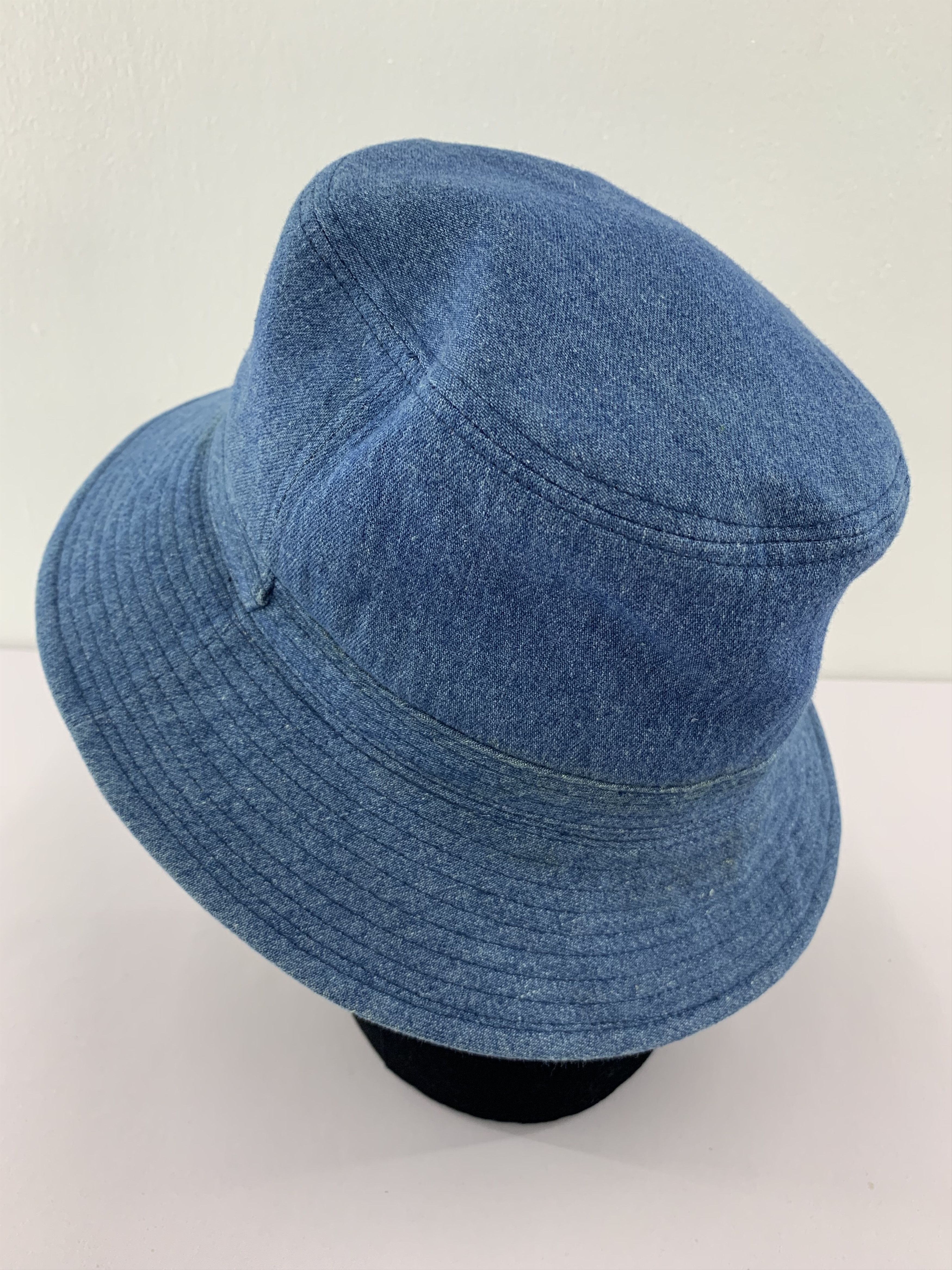 Japanese Brand Blue Denim Bucket Hat Size ONE SIZE - 5 Thumbnail