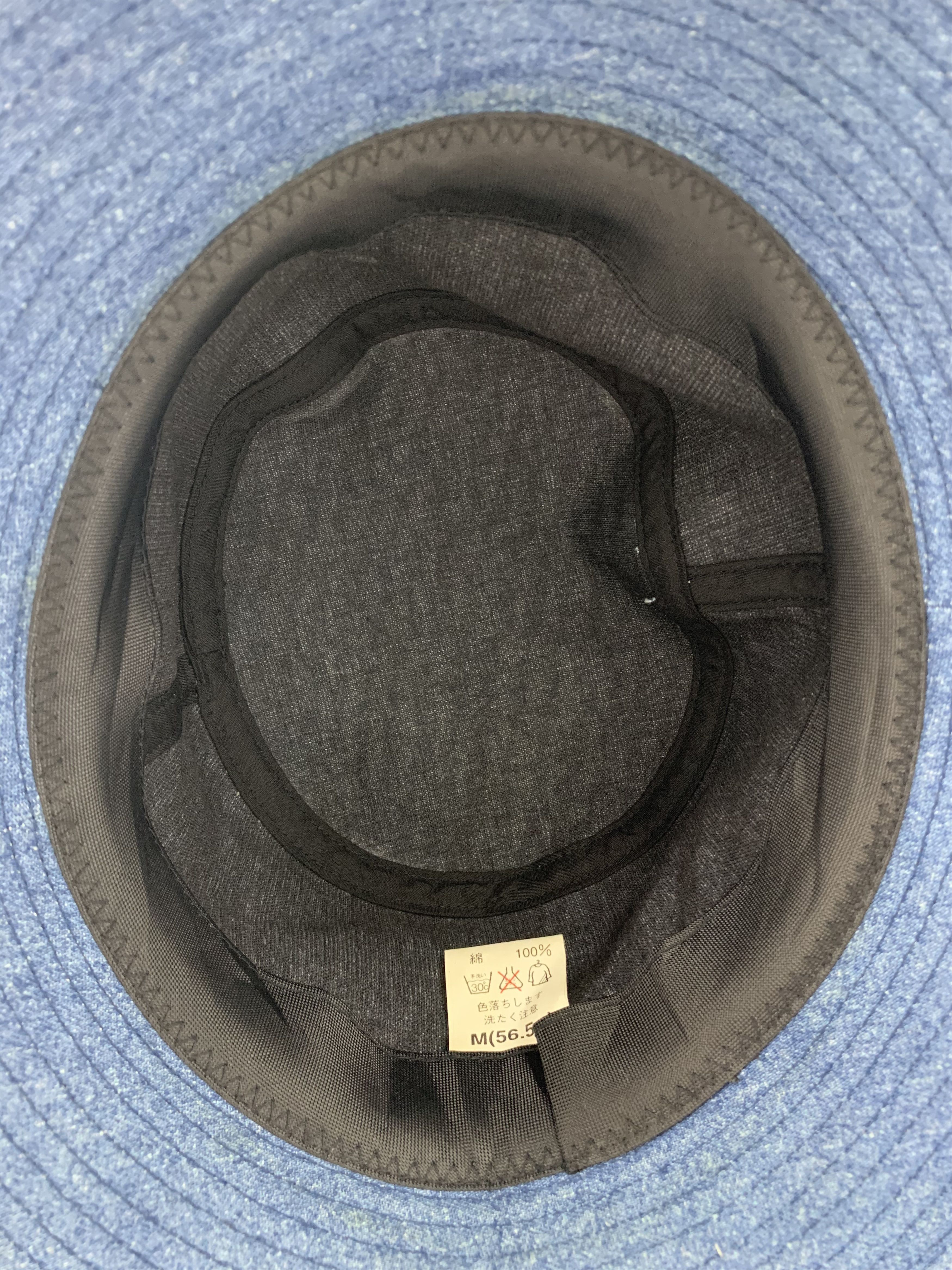 Japanese Brand Blue Denim Bucket Hat Size ONE SIZE - 7 Thumbnail