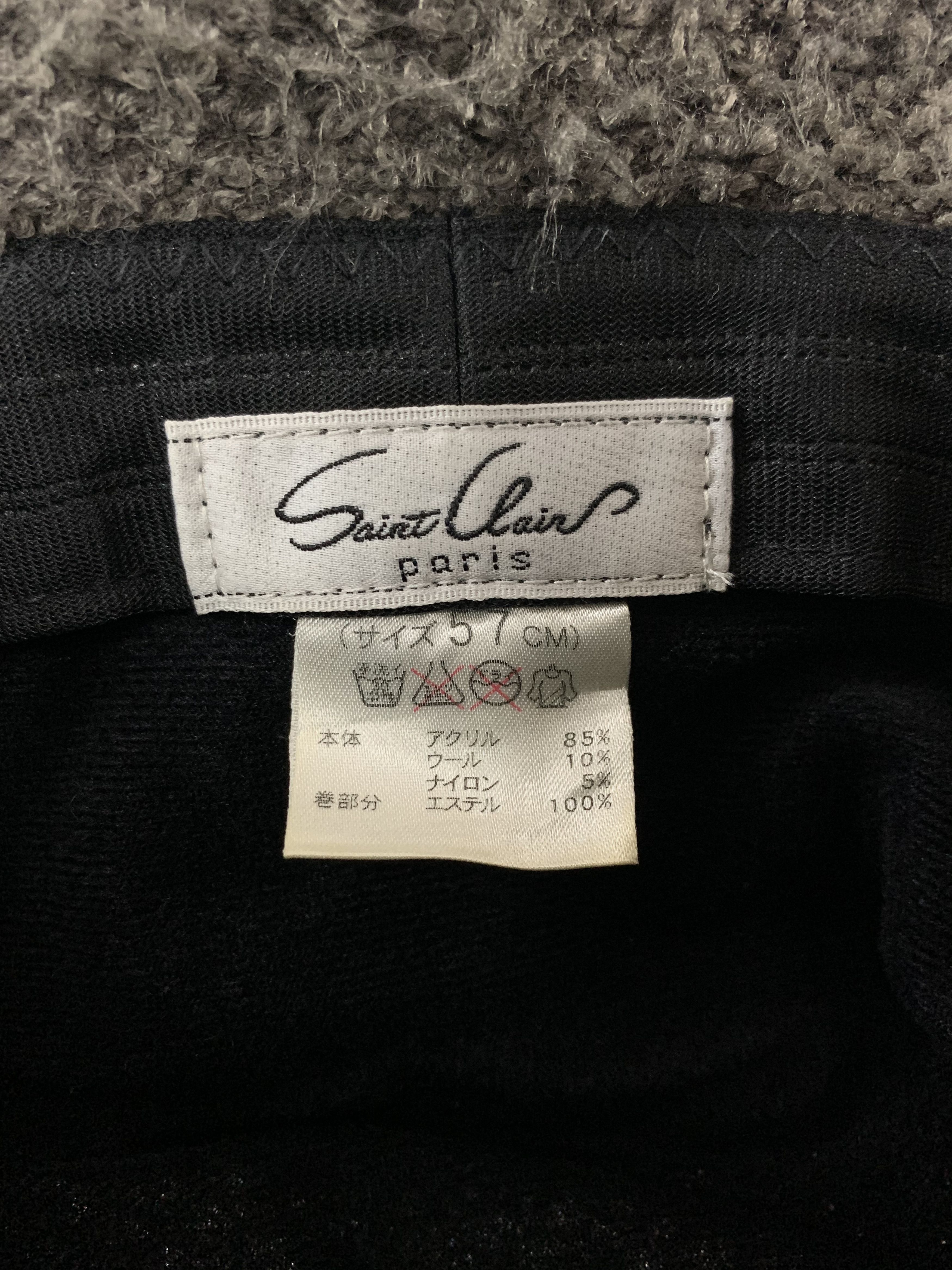 Japanese Brand Saint Clair Wool Hat Size ONE SIZE - 8 Thumbnail