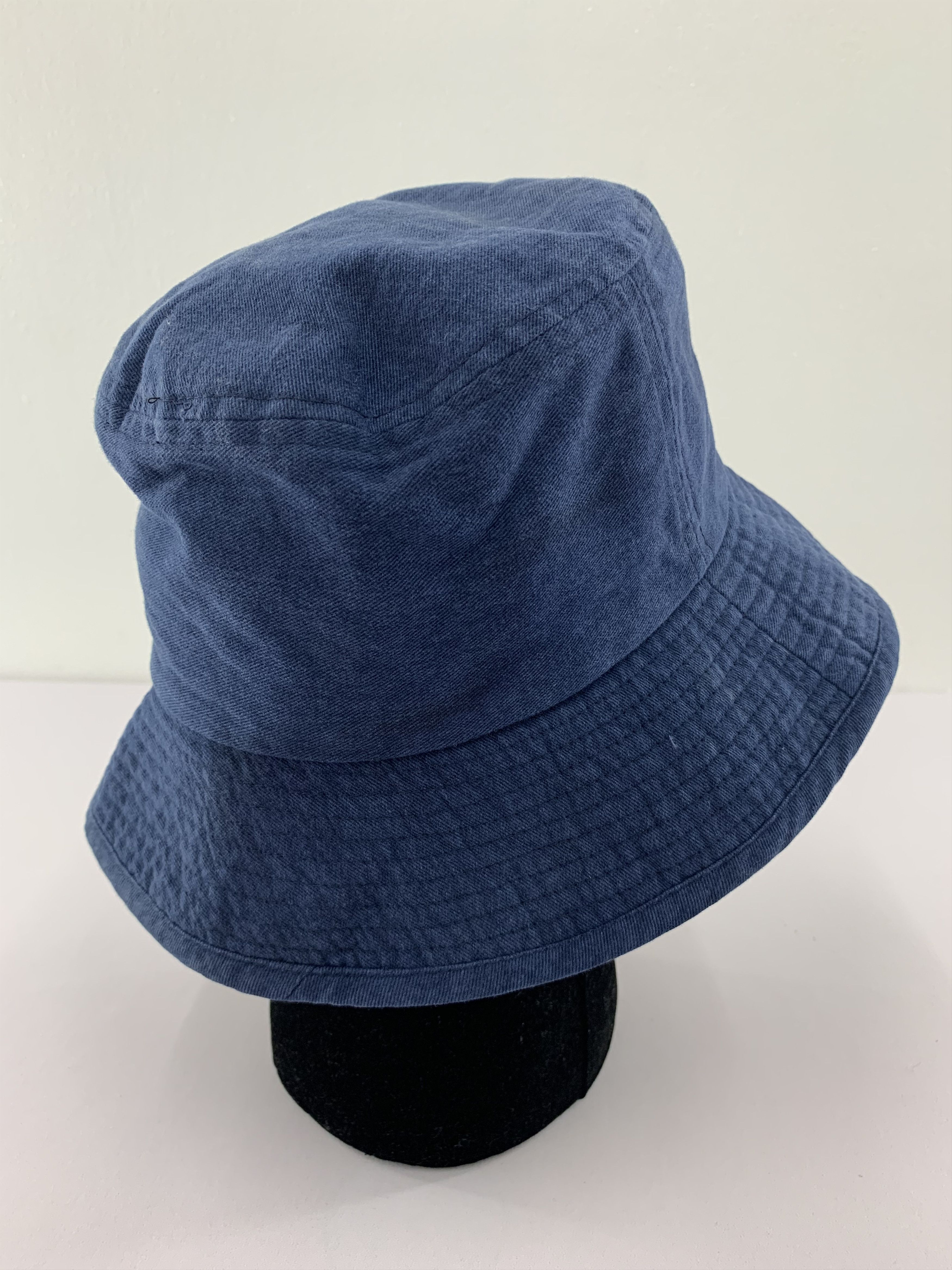Japanese Brand Blue Bucket Hat Size ONE SIZE - 4 Thumbnail