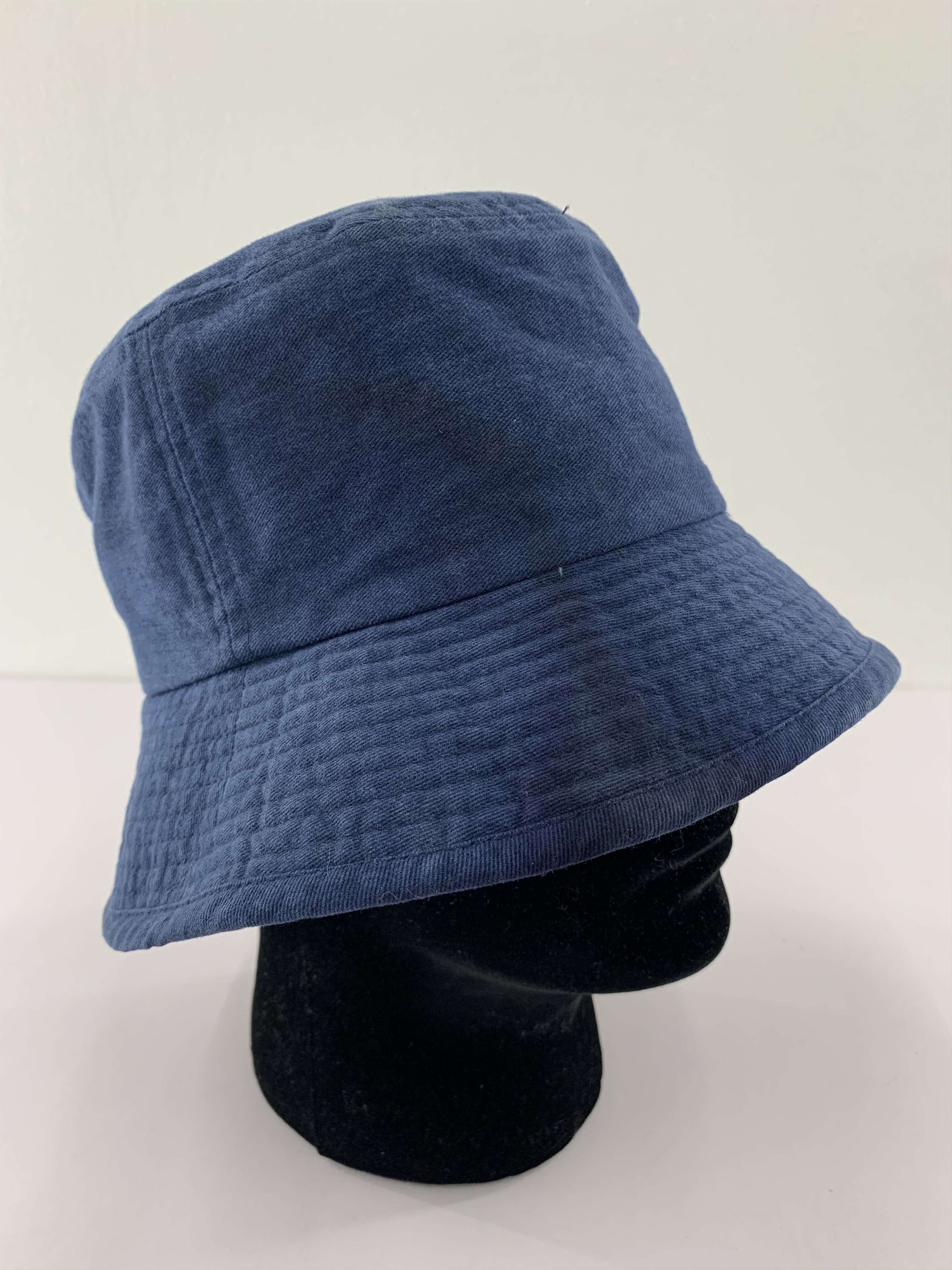 Japanese Brand Blue Bucket Hat Size ONE SIZE - 3 Thumbnail