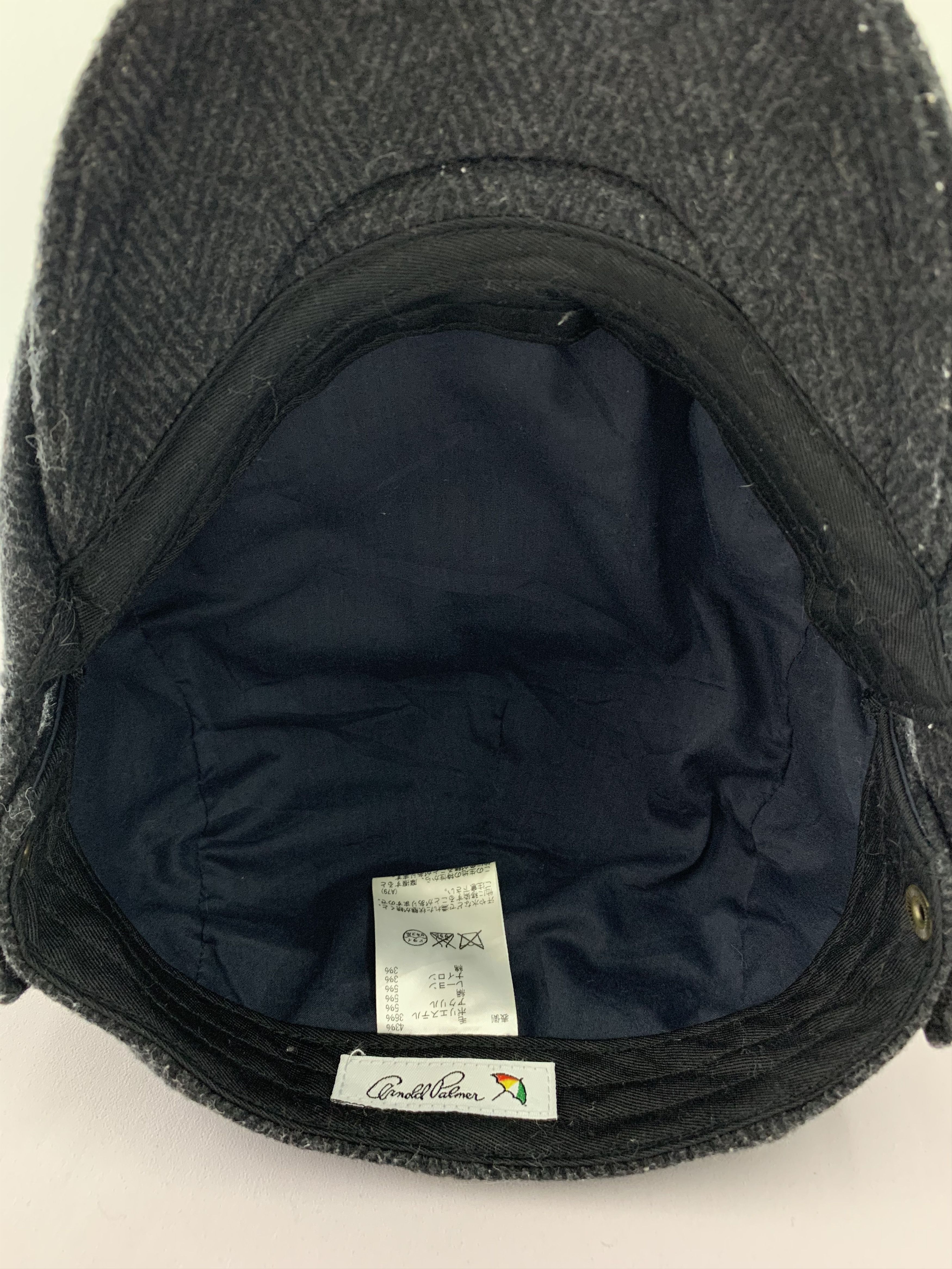 Japanese Brand Arnold Palmer Newsboy Cap Wool Oldschool 80s Size ONE SIZE - 8 Thumbnail