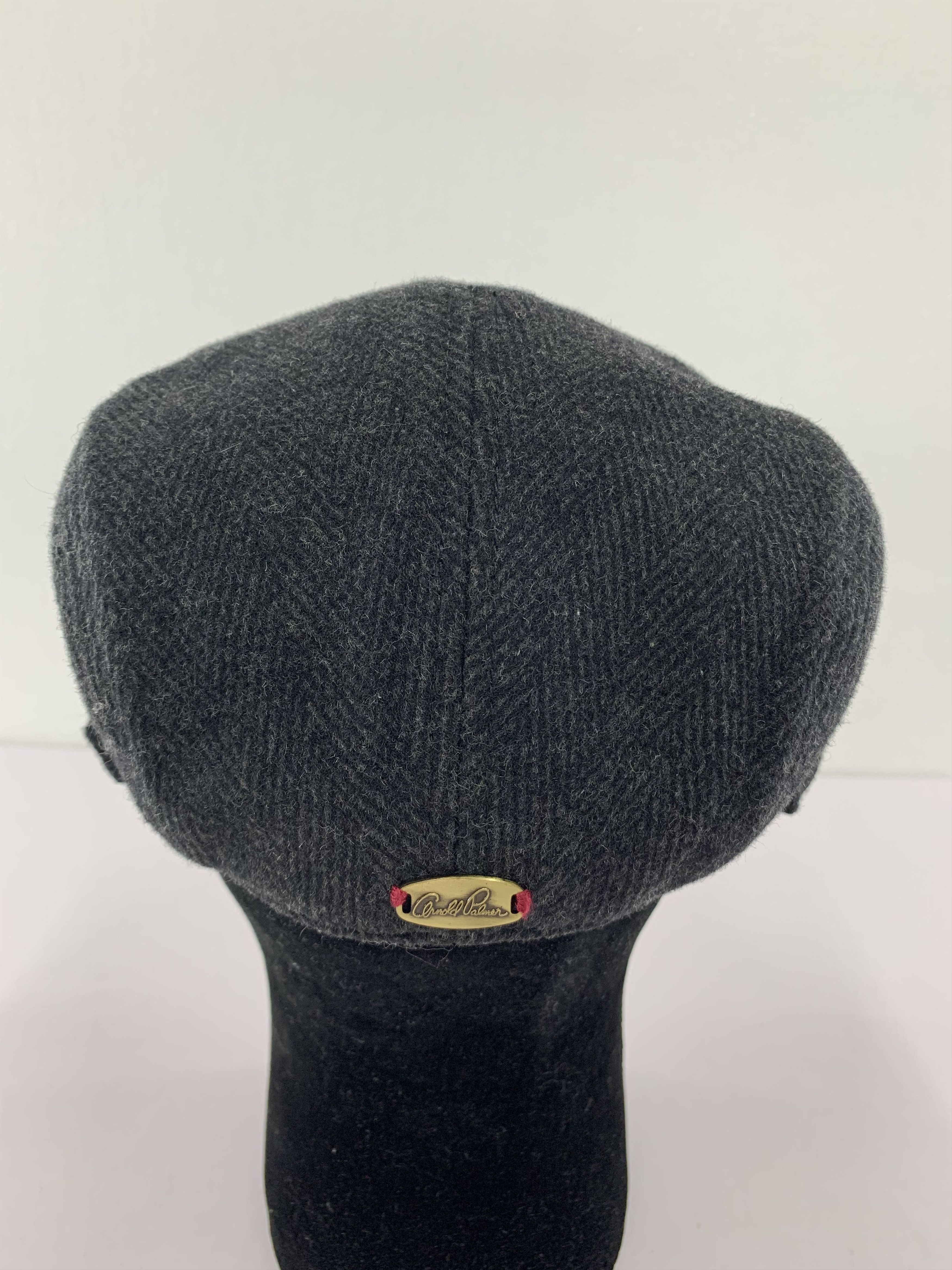 Japanese Brand Arnold Palmer Newsboy Cap Wool Oldschool 80s Size ONE SIZE - 6 Thumbnail