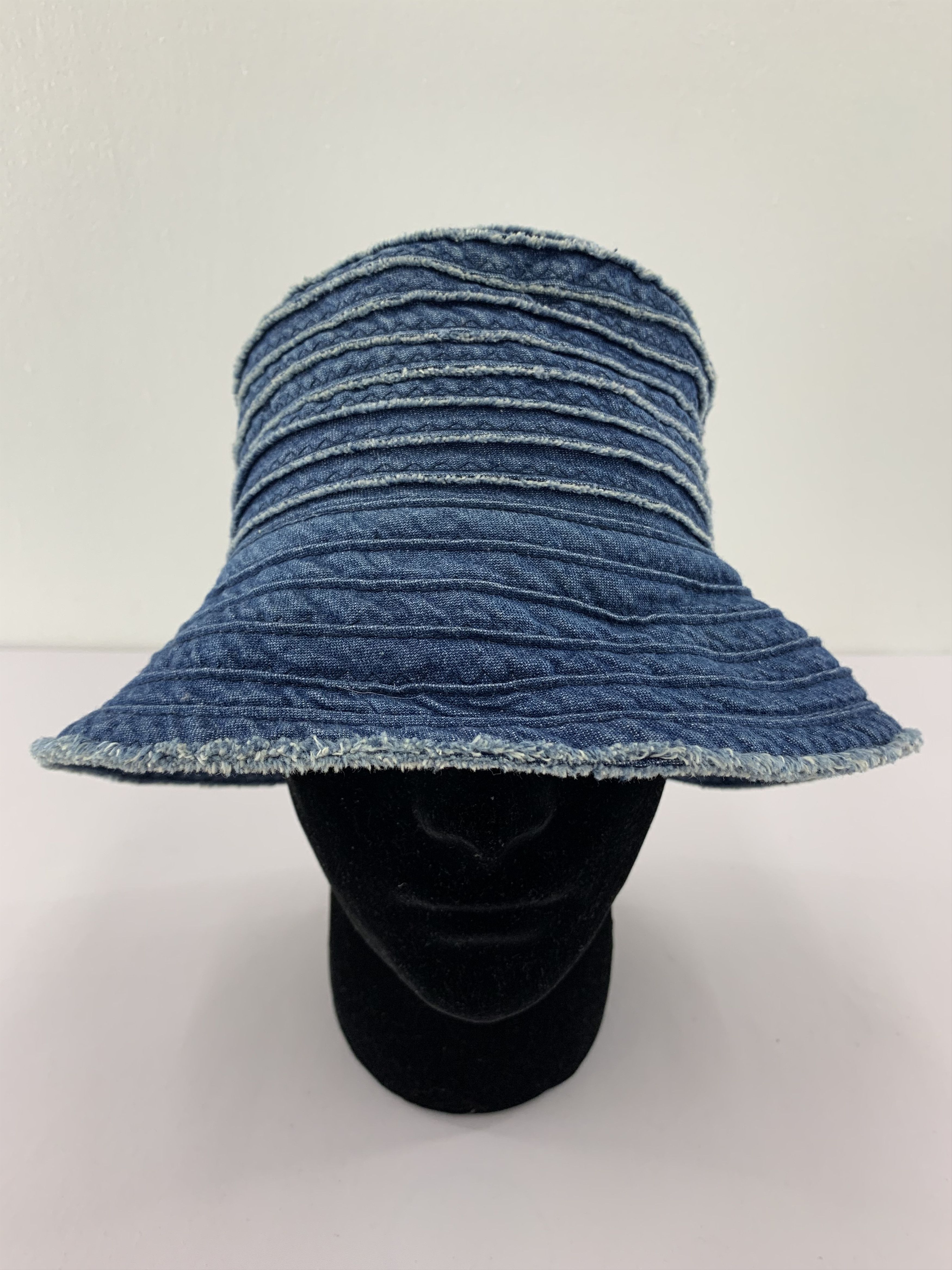 Other Hat Denim Distressed | Bucket Hat Size ONE SIZE - 3 Thumbnail