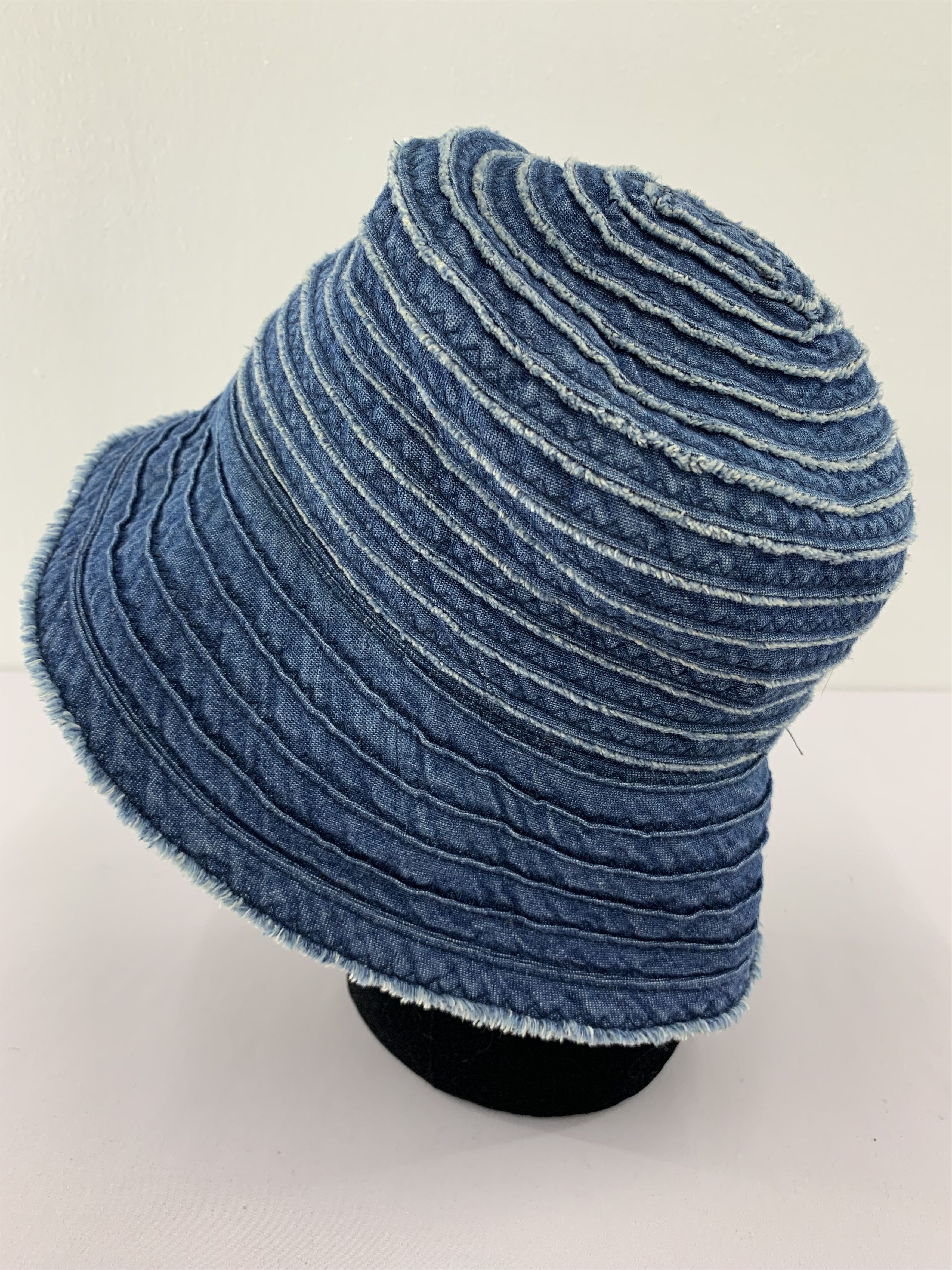 Other Hat Denim Distressed | Bucket Hat Size ONE SIZE - 5 Thumbnail