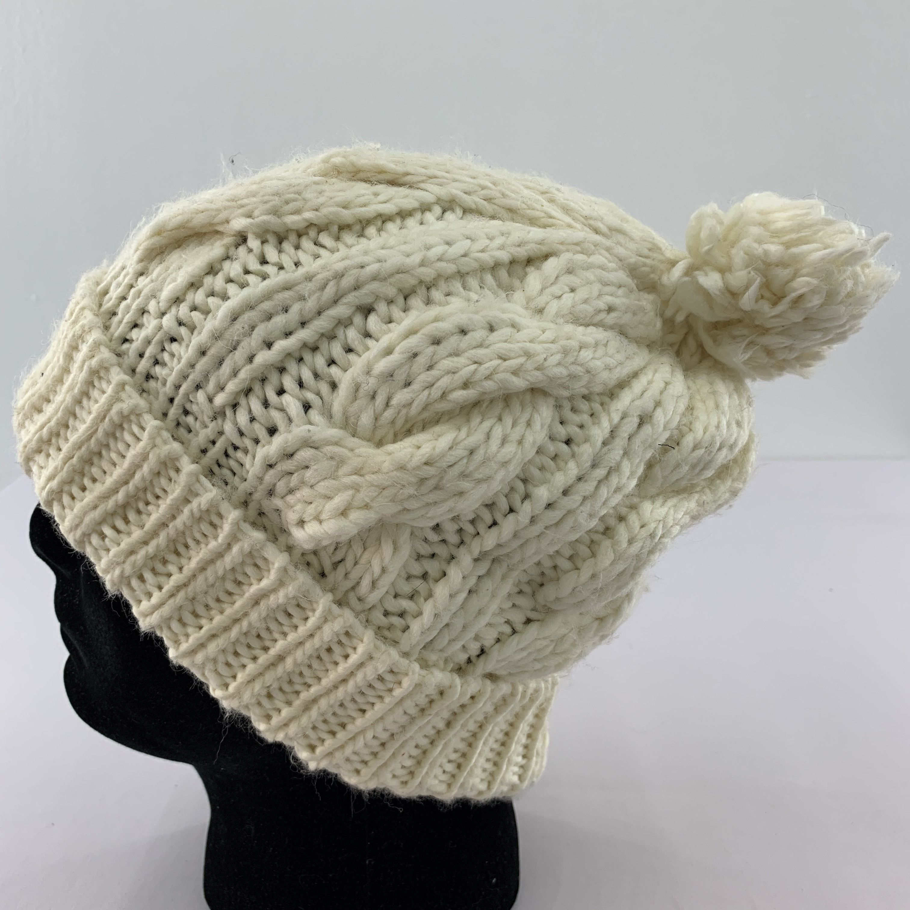 Handcrafted × Handknit × Handmade Hand knit wool Balaclava