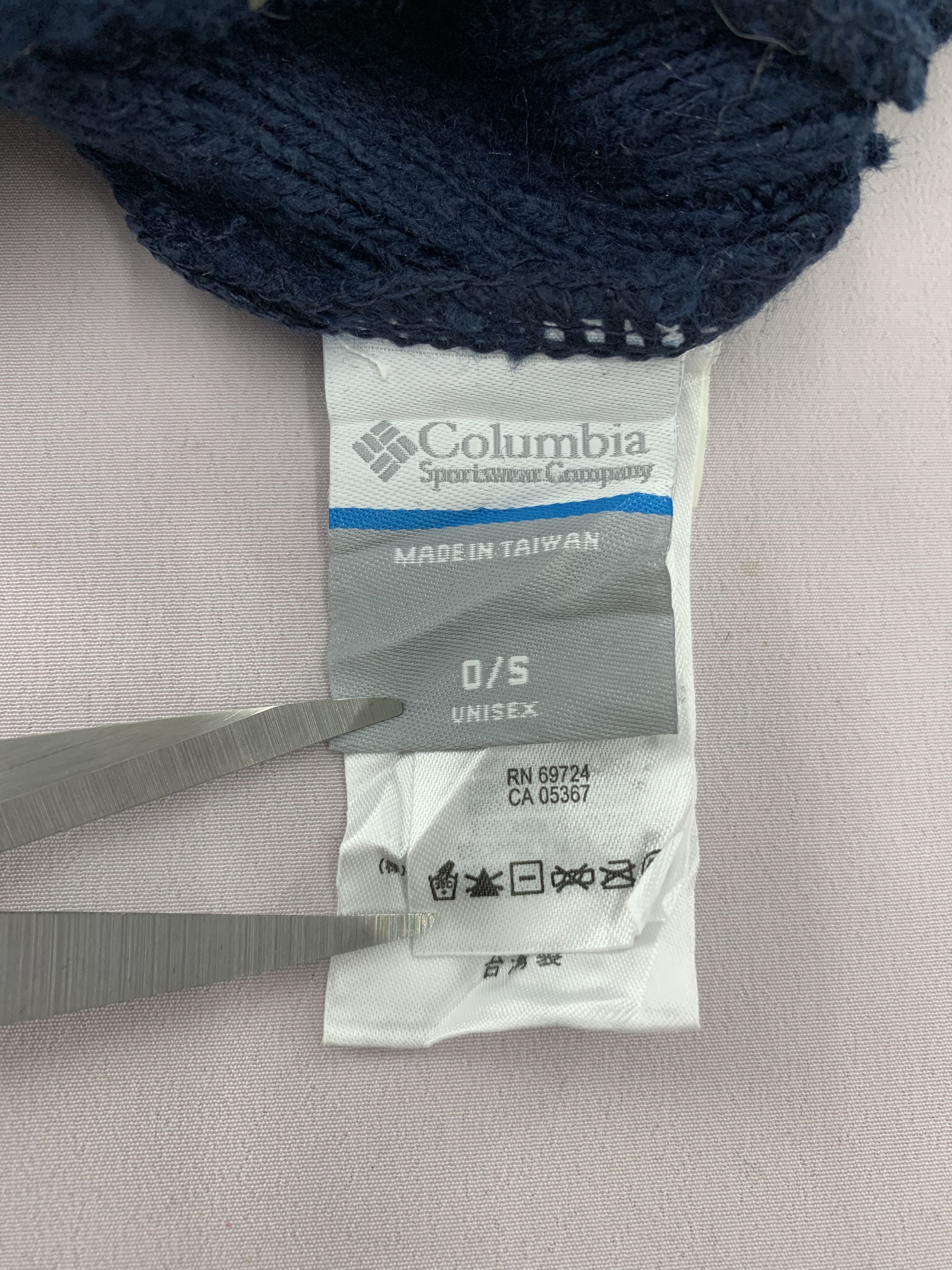 Columbia Navy Blue Columbia Beanie Hat Size ONE SIZE - 6 Thumbnail