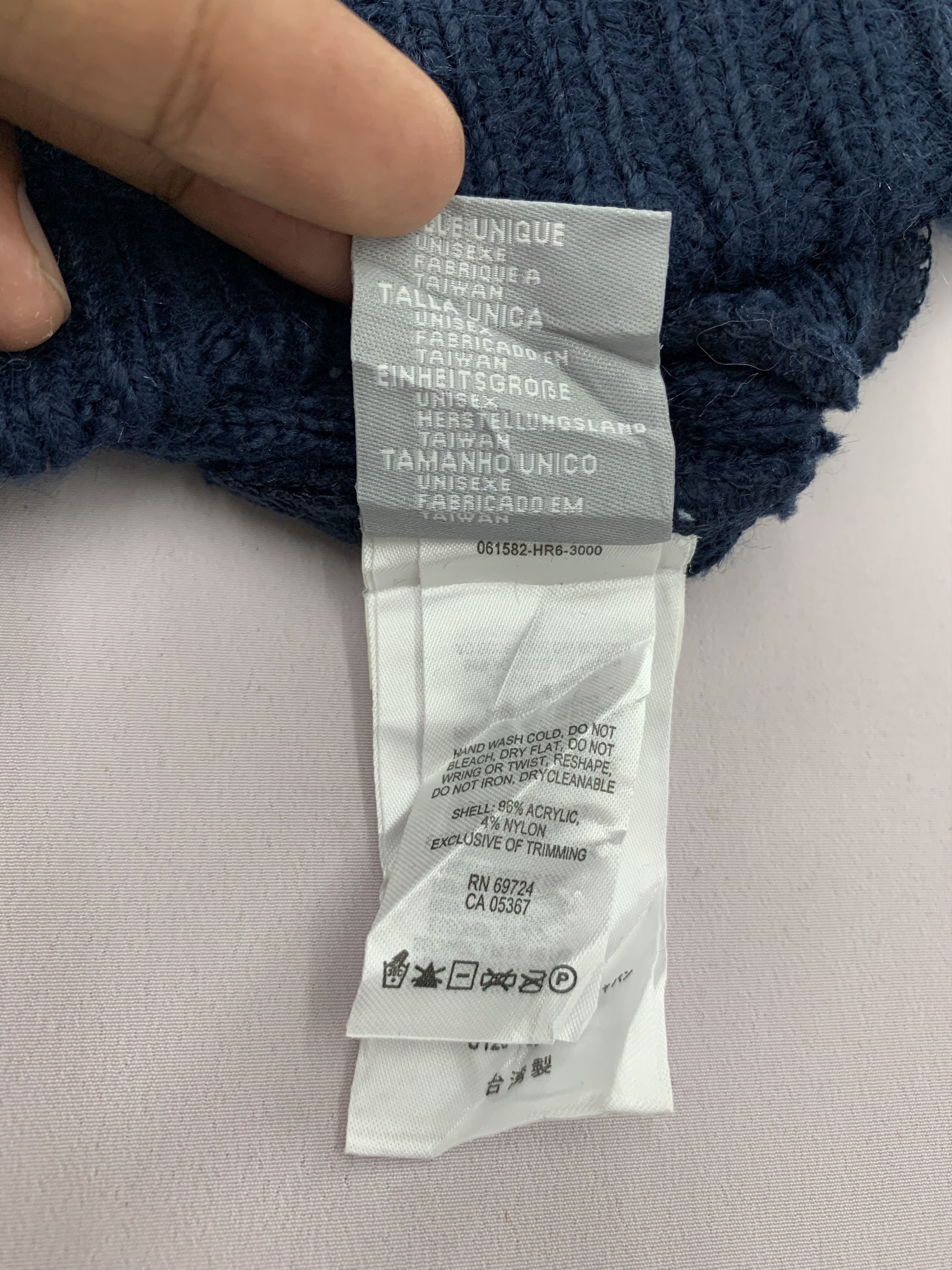 Columbia Navy Blue Columbia Beanie Hat Size ONE SIZE - 7 Thumbnail