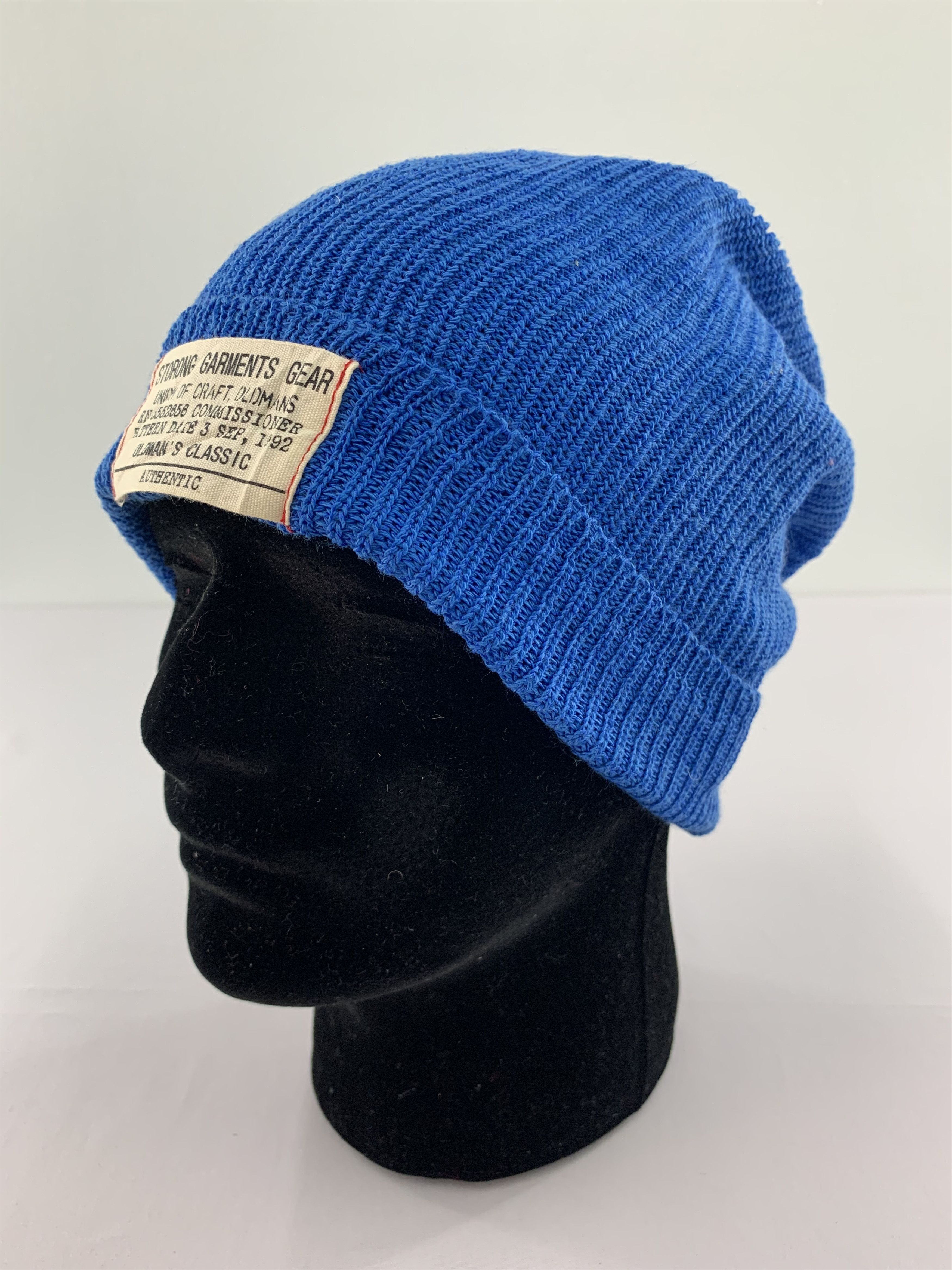 Vintage Vintage 90s Storong Garments Gear Beanie Hat Size ONE SIZE - 2 Thumbnail