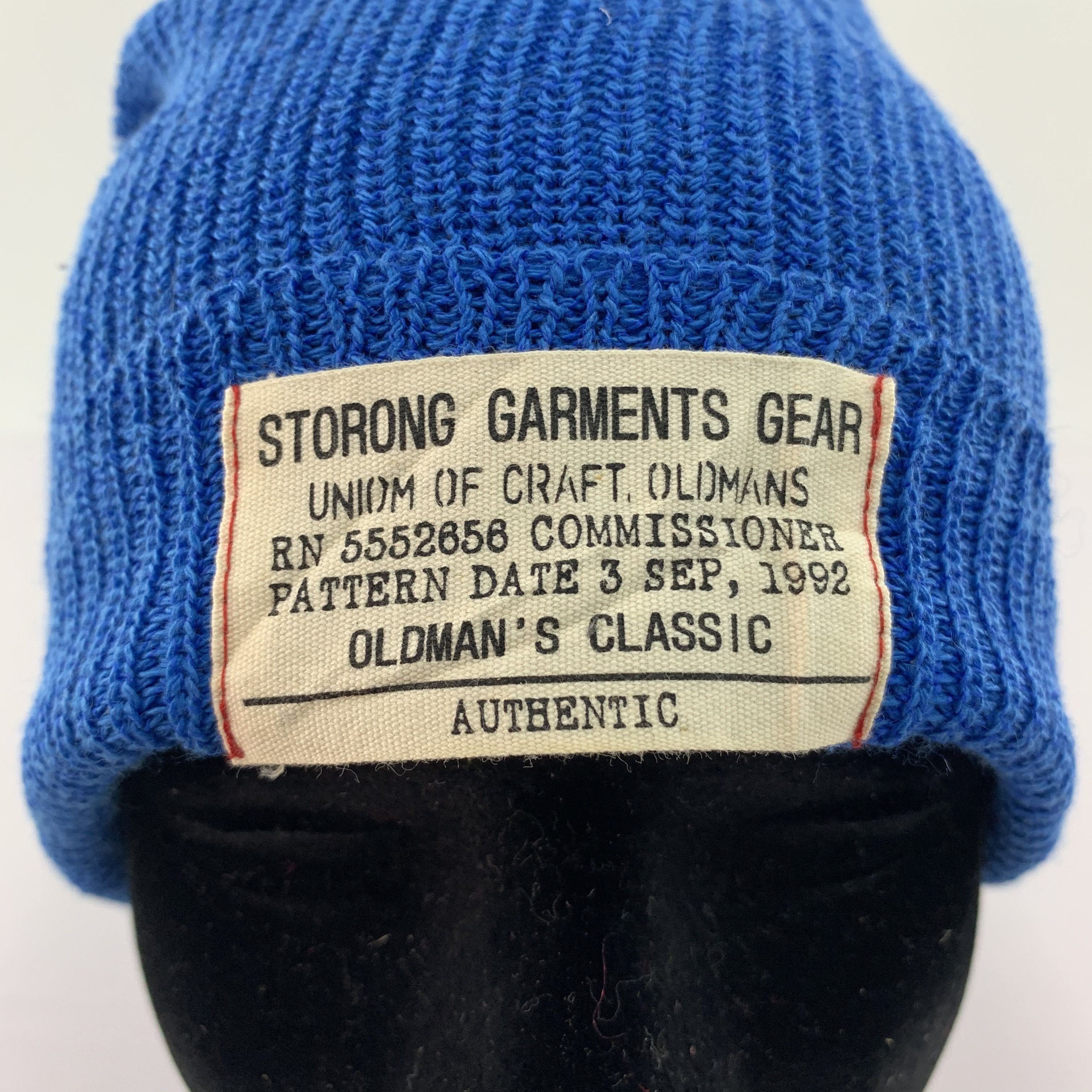 Vintage Vintage 90s Storong Garments Gear Beanie Hat Size ONE SIZE - 6 Thumbnail