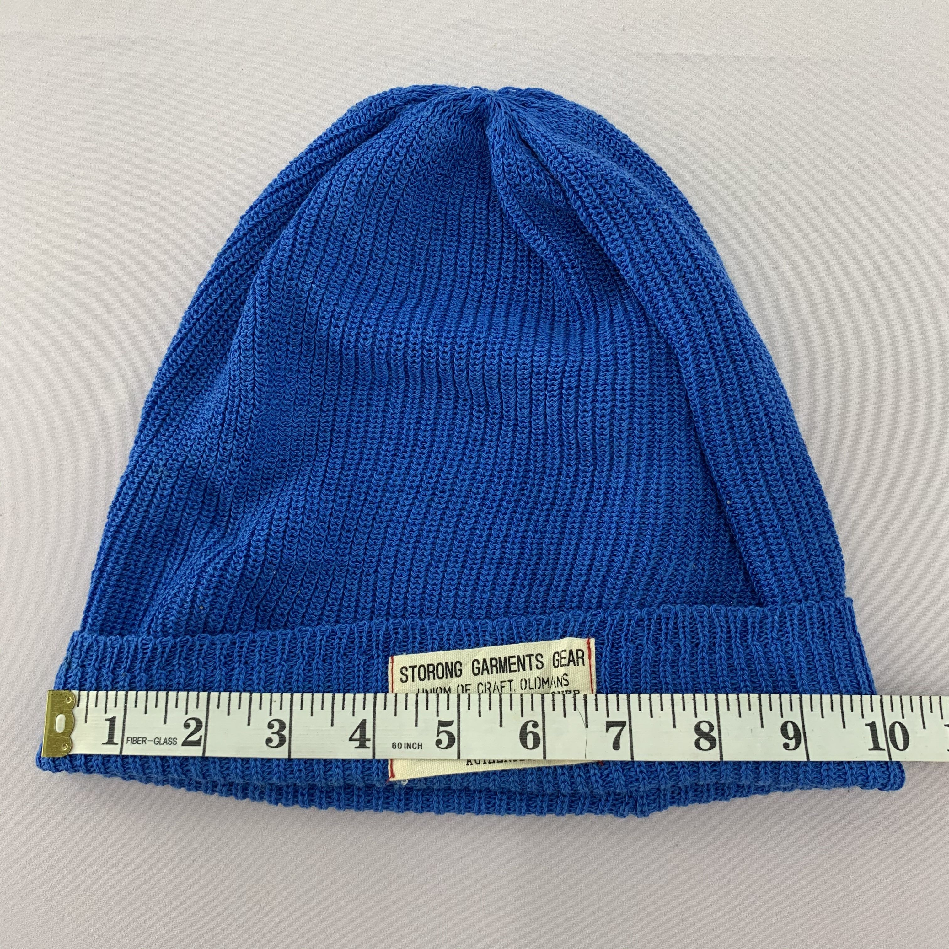 Vintage Vintage 90s Storong Garments Gear Beanie Hat Size ONE SIZE - 7 Thumbnail